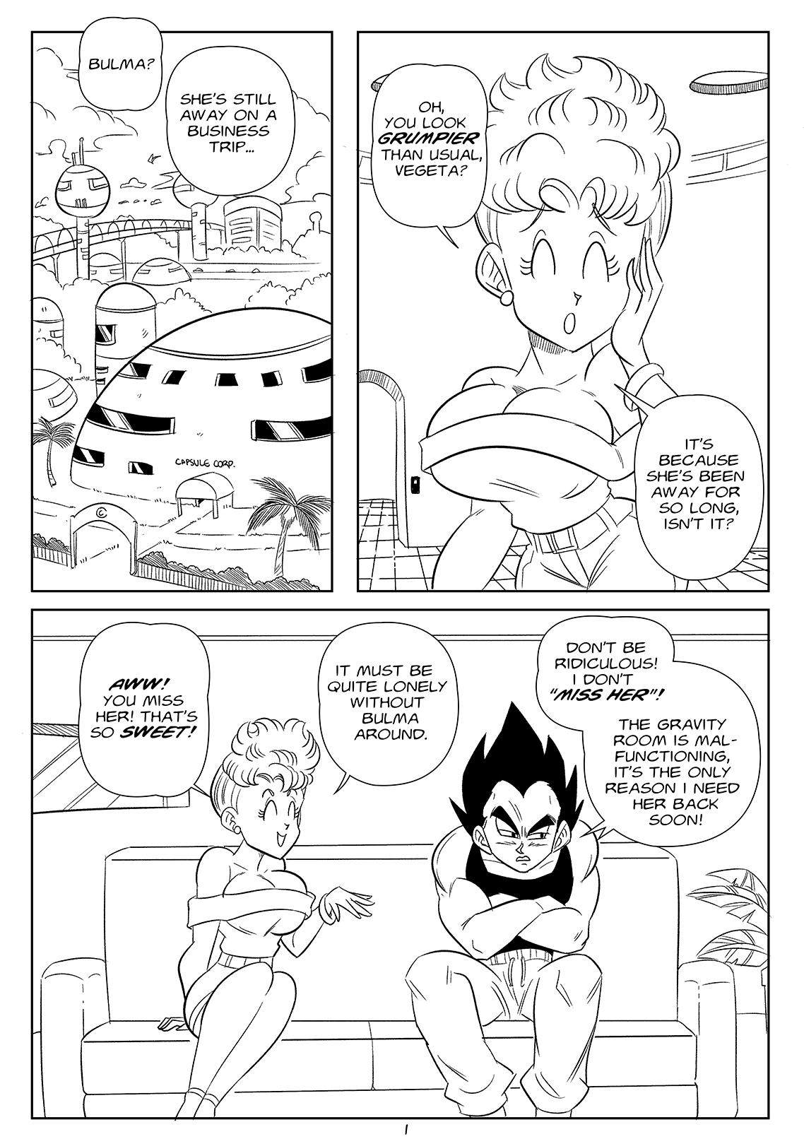 Panchy Knows Best! (Dragon Ball Z) [FunsexyDB] 1 . Panchy Knows Best! - Chapter 1 (Dragon Ball Z) [FunsexyDB] – page 3