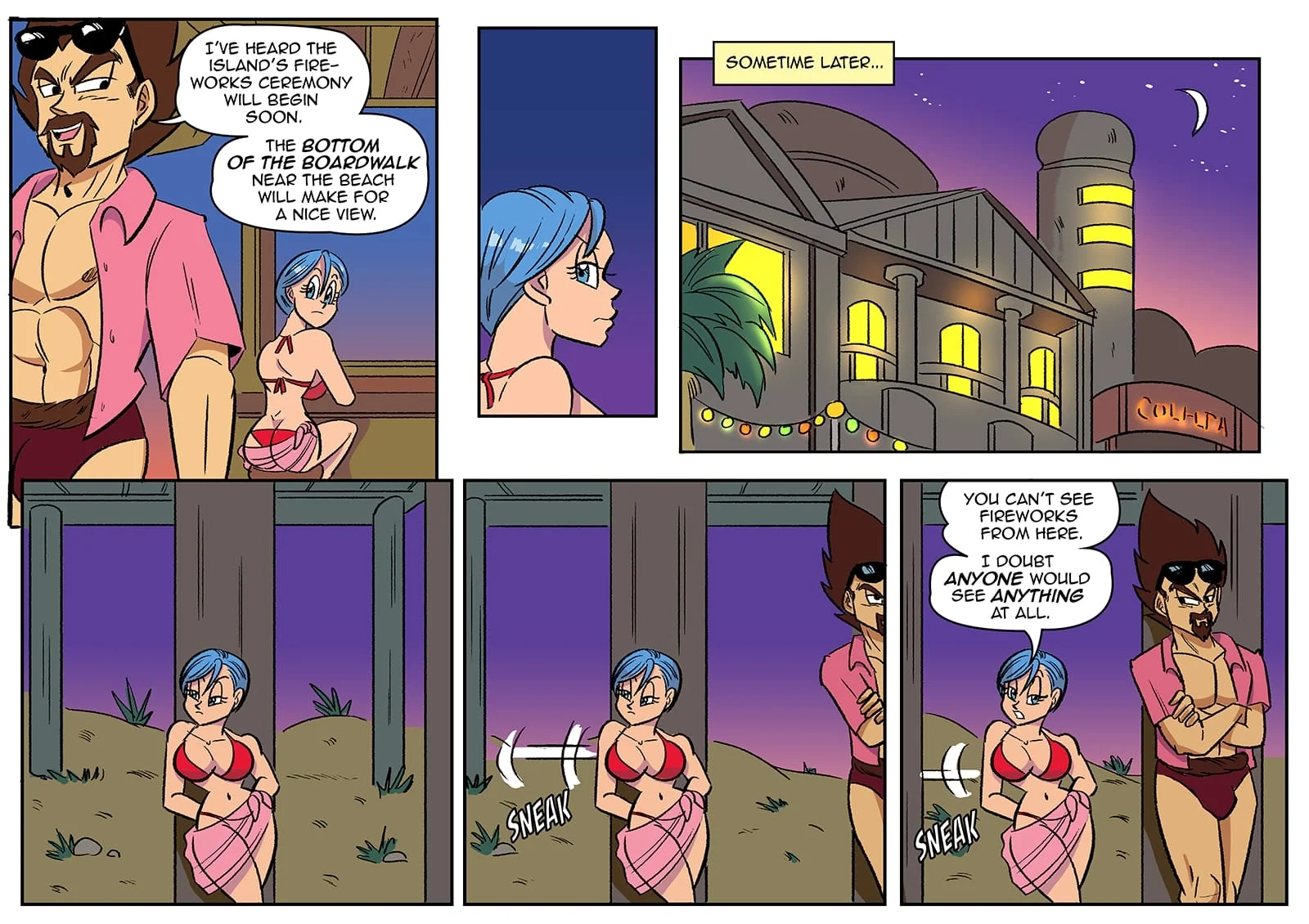 Summer Paradise (Dragon Ball Z) [FunsexyDB] 1 . Summer Paradise - Chapter 1 (Dragon Ball Z) [FunsexyDB] – page 4