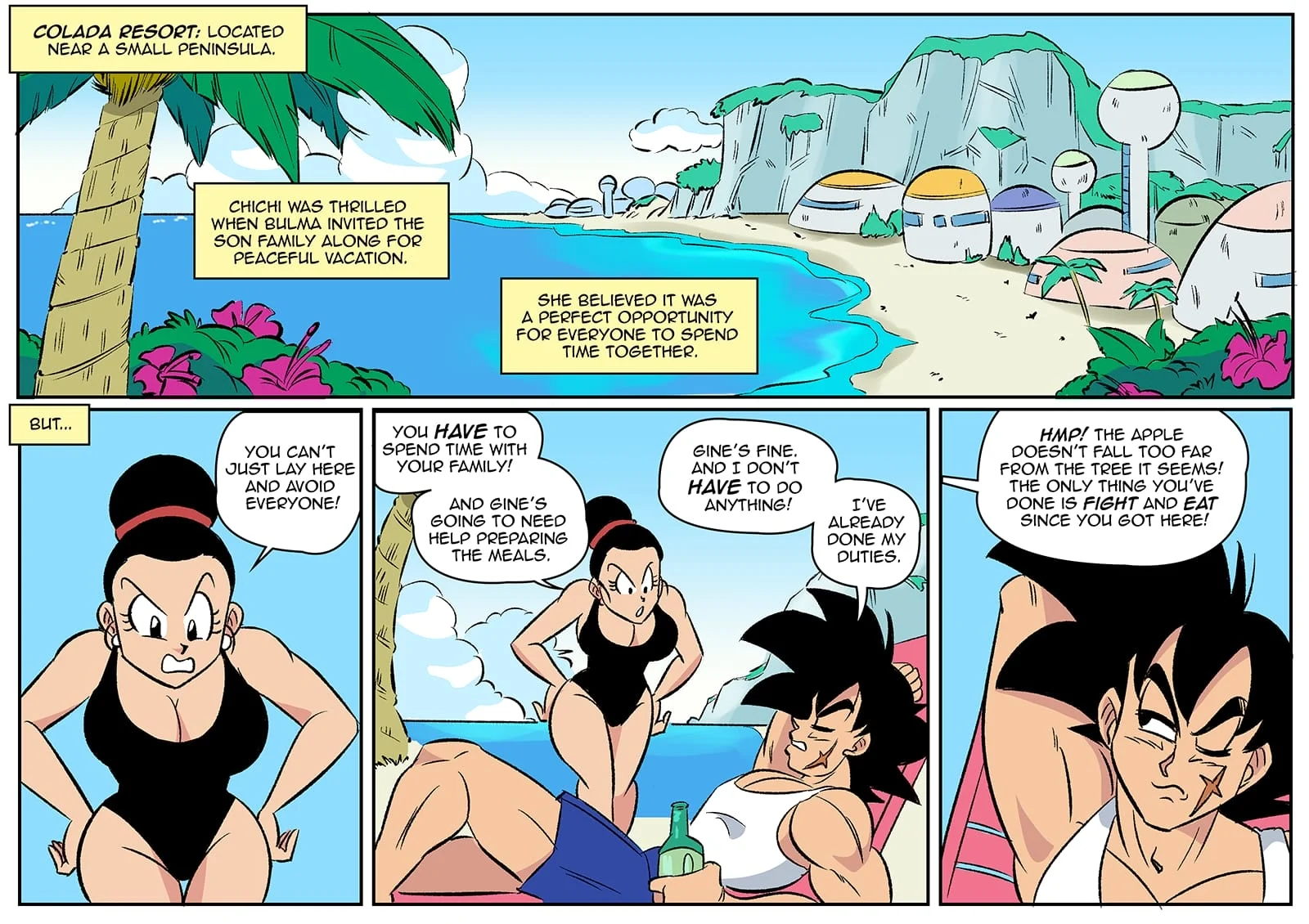 Summer Paradise (Dragon Ball Z) [FunsexyDB] 2 . Summer Paradise - Chapter 2 (Dragon Ball Z) [FunsexyDB] – page 3