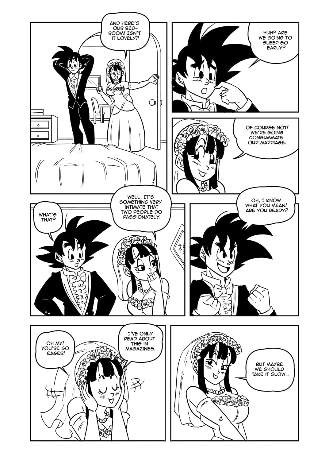 Wedding Night (Dragon Ball) [FunsexyDB] 1 . Wedding Night - Chapter 1 (Dragon Ball) [FunsexyDB] – page 3