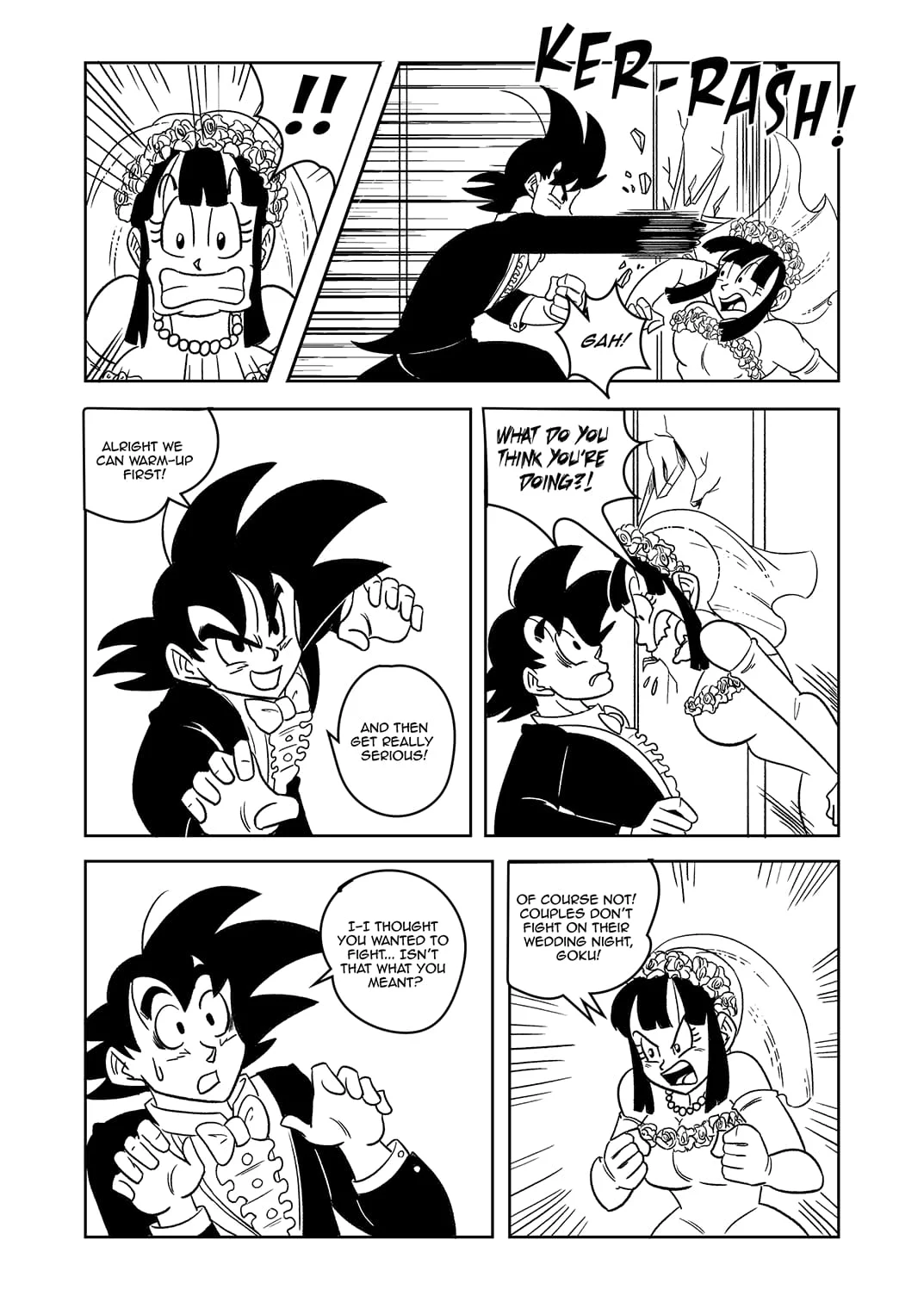 Wedding Night (Dragon Ball) [FunsexyDB] 1 . Wedding Night - Chapter 1 (Dragon Ball) [FunsexyDB] – page 4