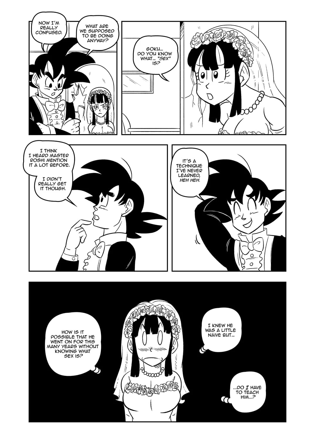 Wedding Night (Dragon Ball) [FunsexyDB] 1 . Wedding Night - Chapter 1 (Dragon Ball) [FunsexyDB] – page 5