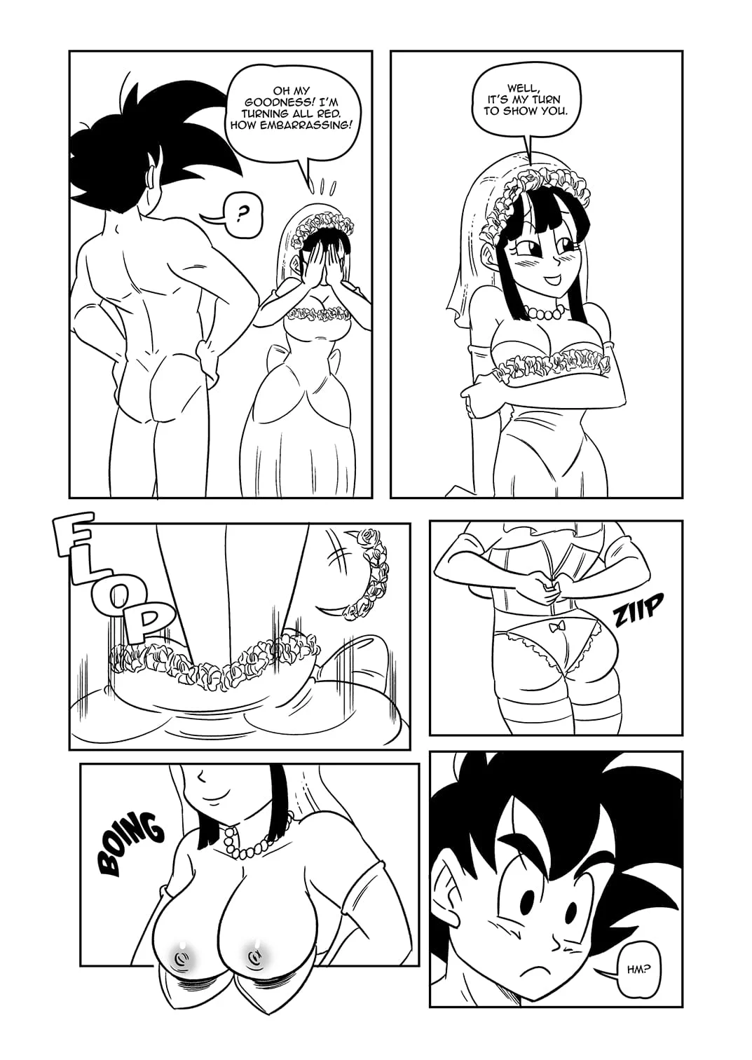 Wedding Night (Dragon Ball) [FunsexyDB] 1 . Wedding Night - Chapter 1 (Dragon Ball) [FunsexyDB] – page 7