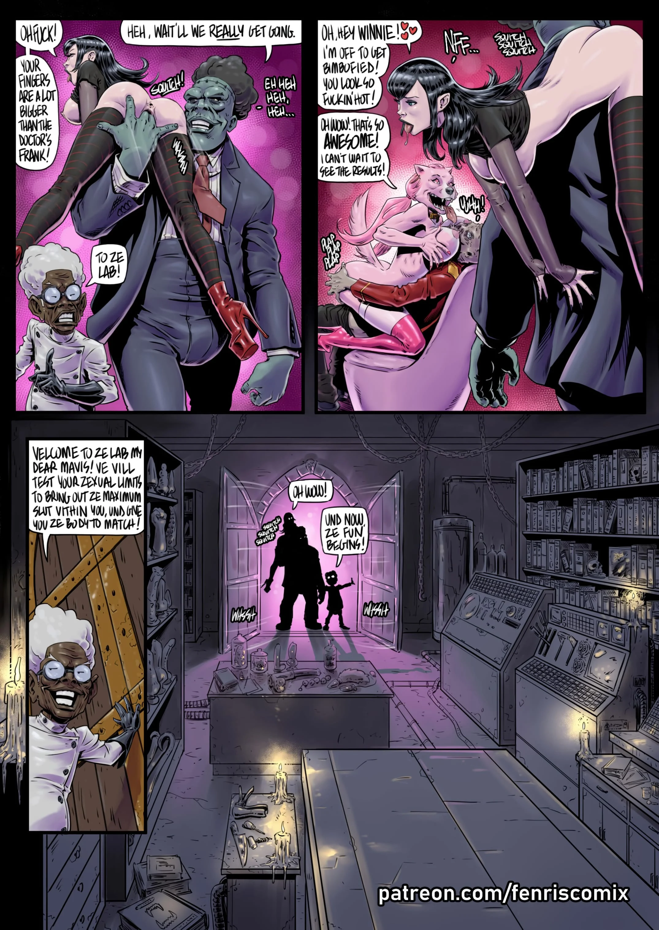 Strip Club Transylvania (Hotel Transylvania) [Fenris Comix] 1 . Strip Club Transylvania - Chapter 1 (Hotel Transylvania) [Fenris Comix] – page 4
