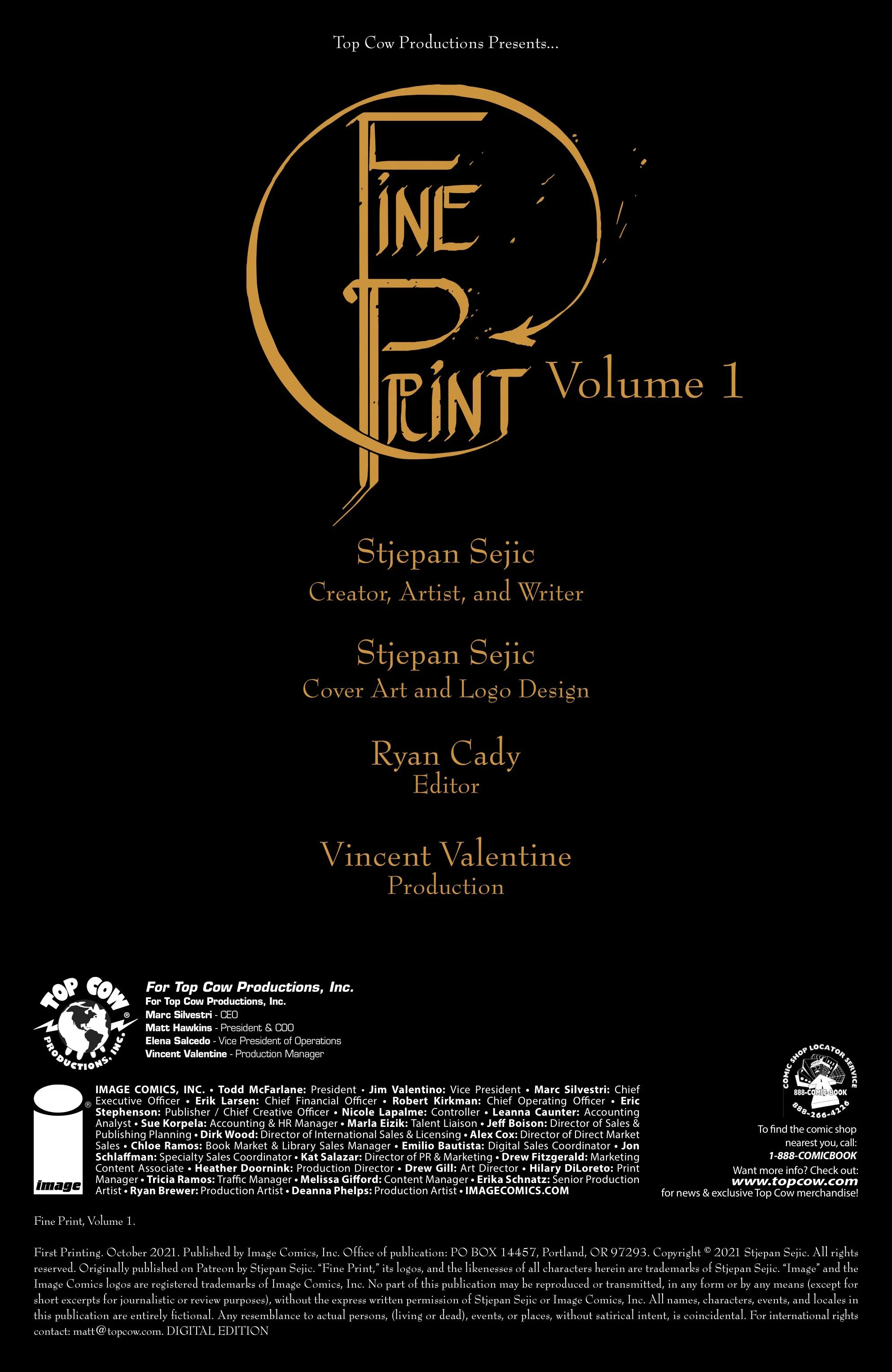 Fine Print [Stjepan Sejic] 1 . Fine Print - Volume 1 [Stjepan Sejic] – page 4