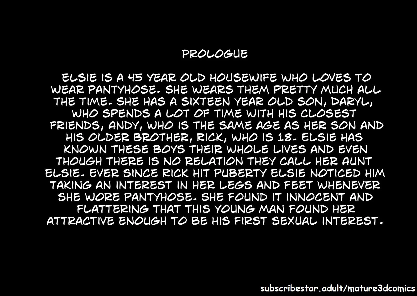 Aunt Elise [Mature3DComics] 1 . Aunt Elise - Chapter 1 [Mature3DComics] – page 1
