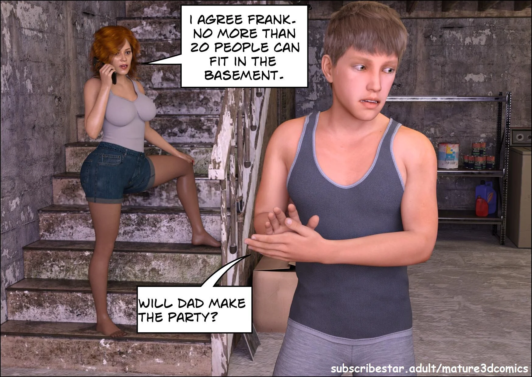 Aunt Elise [Mature3DComics] 3 . Aunt Elise  - Chapter 3 [Mature3DComics] – page 5
