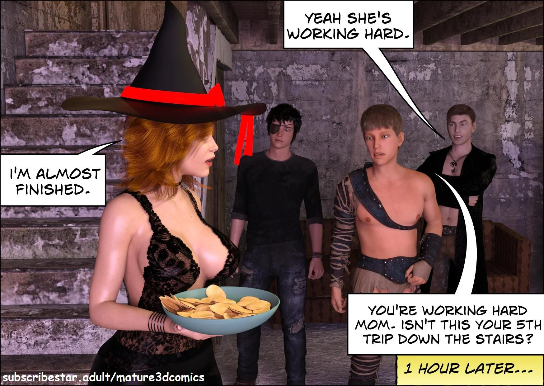 Aunt Elise [Mature3DComics] 3 . Aunt Elise  - Chapter 3 [Mature3DComics] – page 8