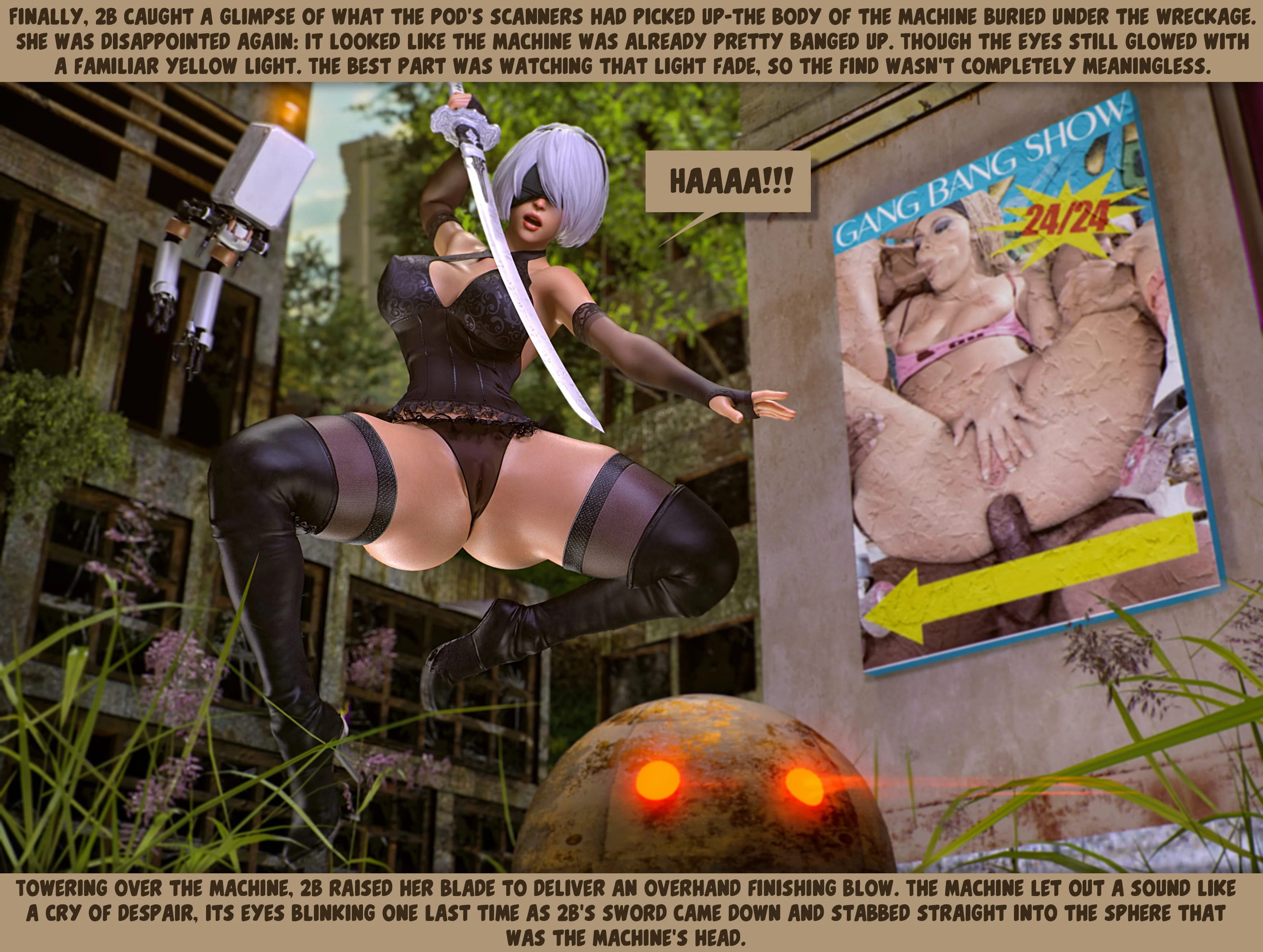 Yorha’s Secret Module (Nier: Automata) [Shockabuki] 1 . Yorha's Secret Module - Chapter 1 (Nier: Automata) [Shockabuki] – page 8