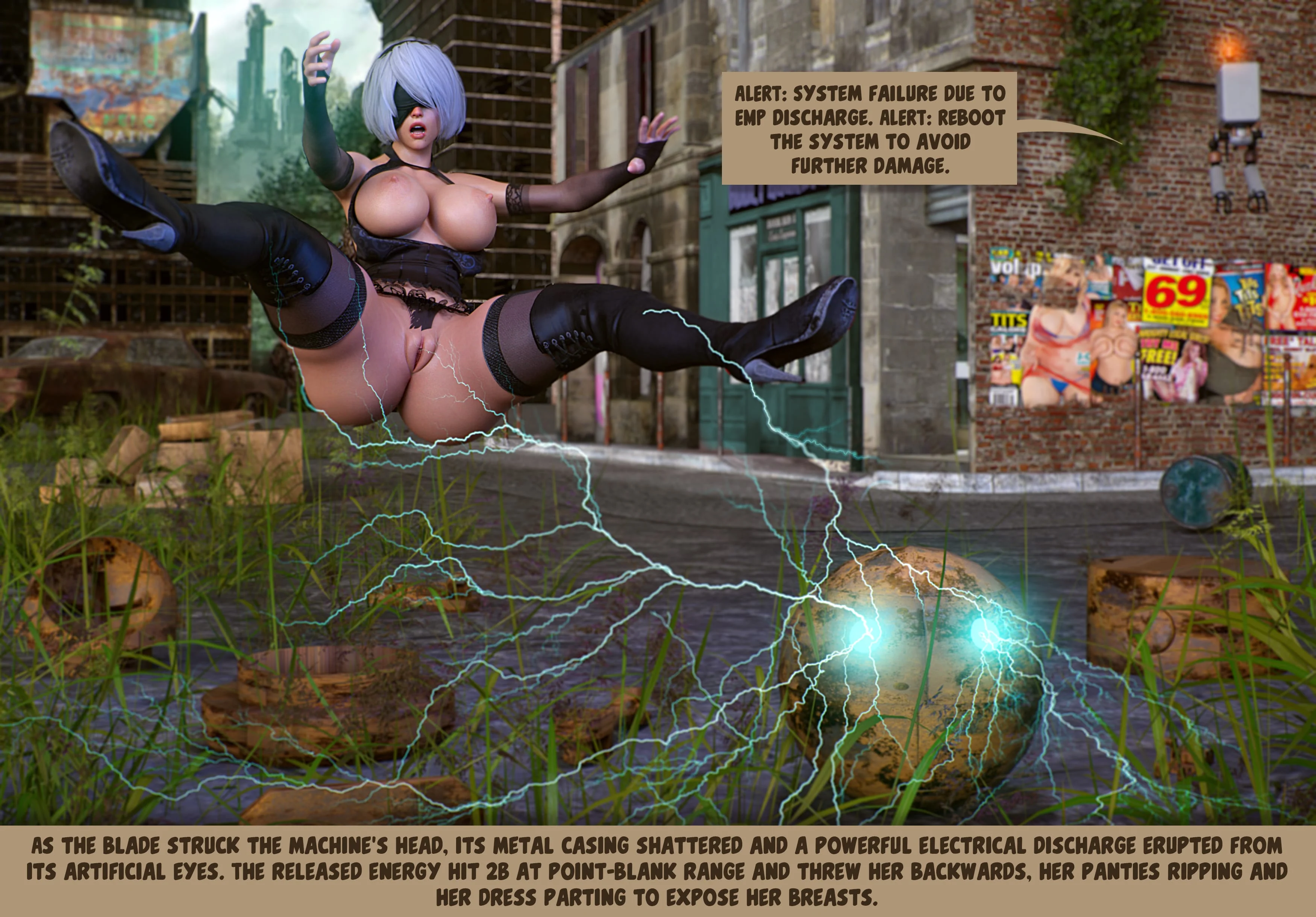 Yorha’s Secret Module (Nier: Automata) [Shockabuki] 1 . Yorha's Secret Module - Chapter 1 (Nier: Automata) [Shockabuki] – page 9