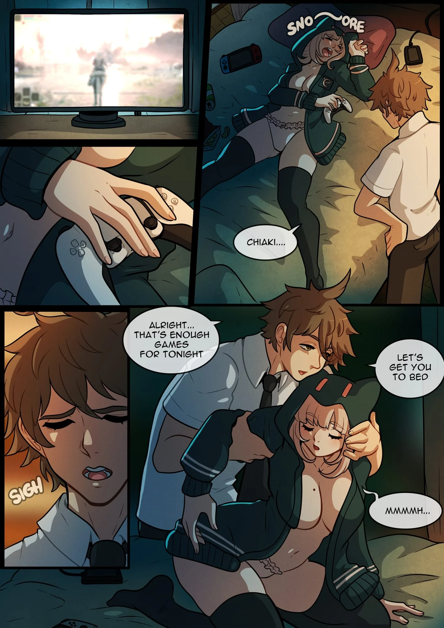 Chiaki Recharge! (Danganronpa) [Kinkymation] 1 . Chiaki Recharge! - Chapter 1 (Danganronpa) [Kinkymation] – page 3