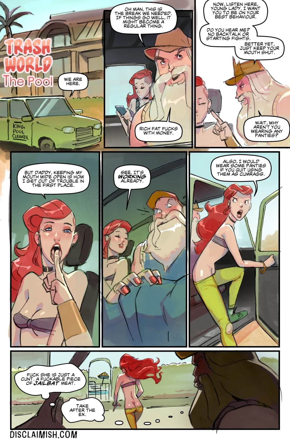 Trashworld: The Pool (The Little Mermaid , Despicable Me) [Disclaimer] 1 . Trashworld: The Pool - Chapter 1 (The Little Mermaid , Despicable Me) [Disclaimer] – page 3