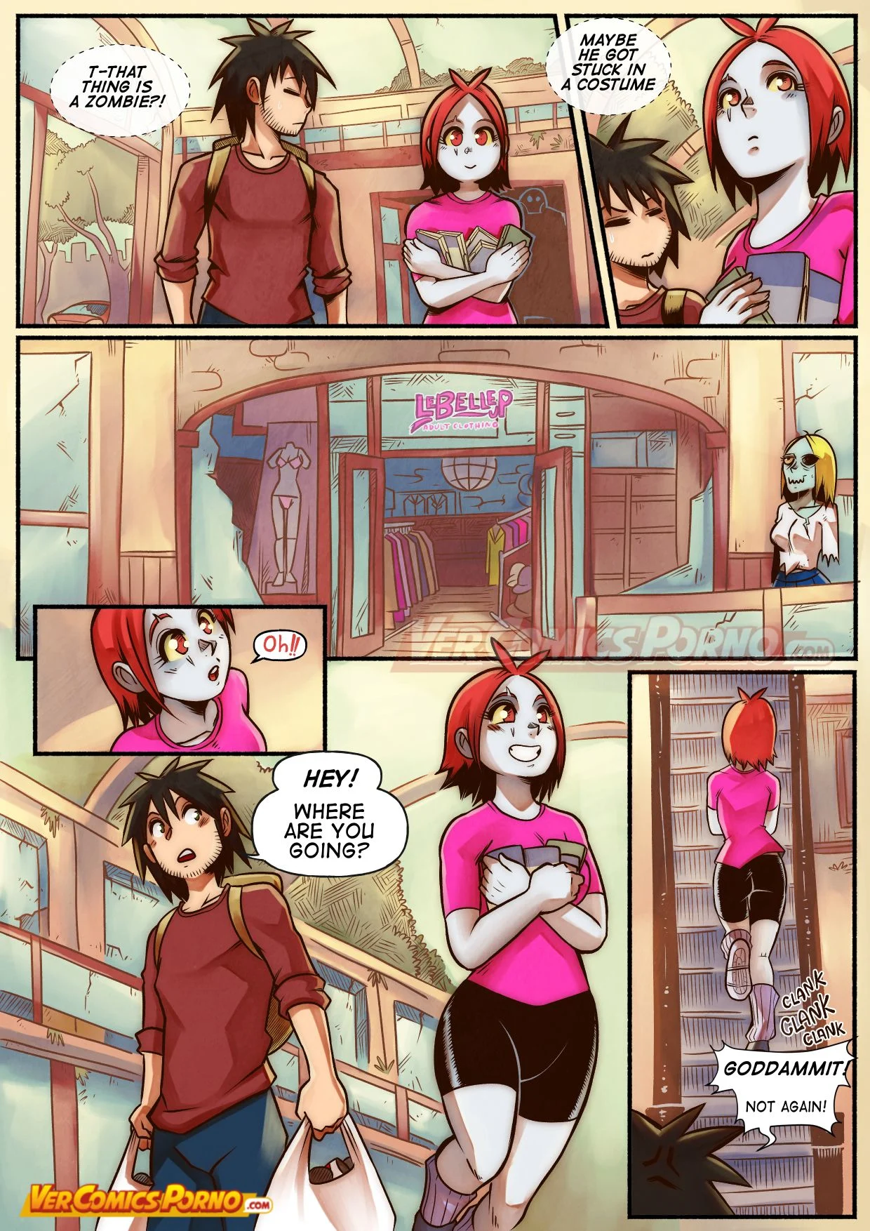 Cherry Road [Mr.E] 3 . Cherry Road - Shopping With A Zombie - Chapter 3 [Mr.E] – page 12