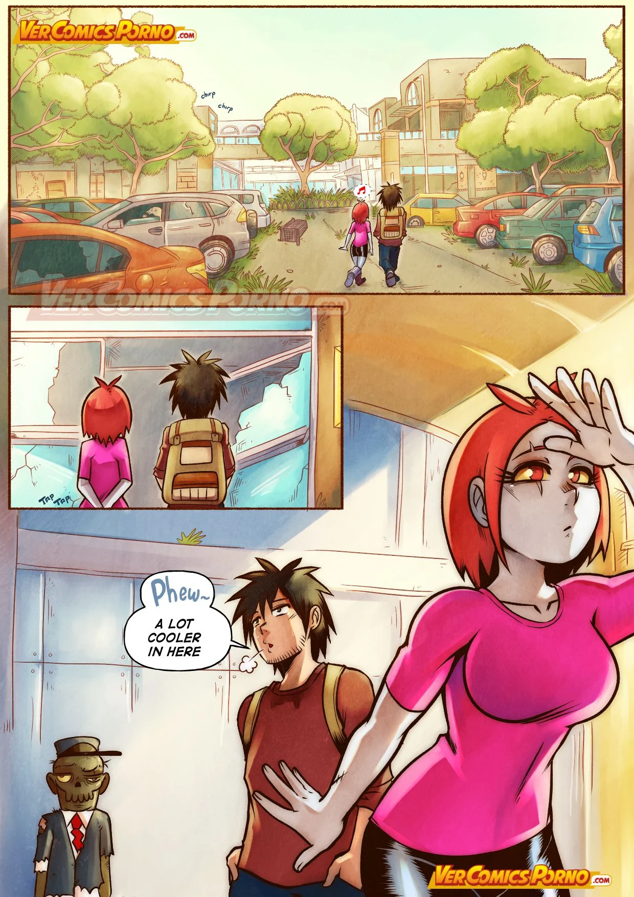 Cherry Road [Mr.E] 3 . Cherry Road - Shopping With A Zombie - Chapter 3 [Mr.E] – page 4