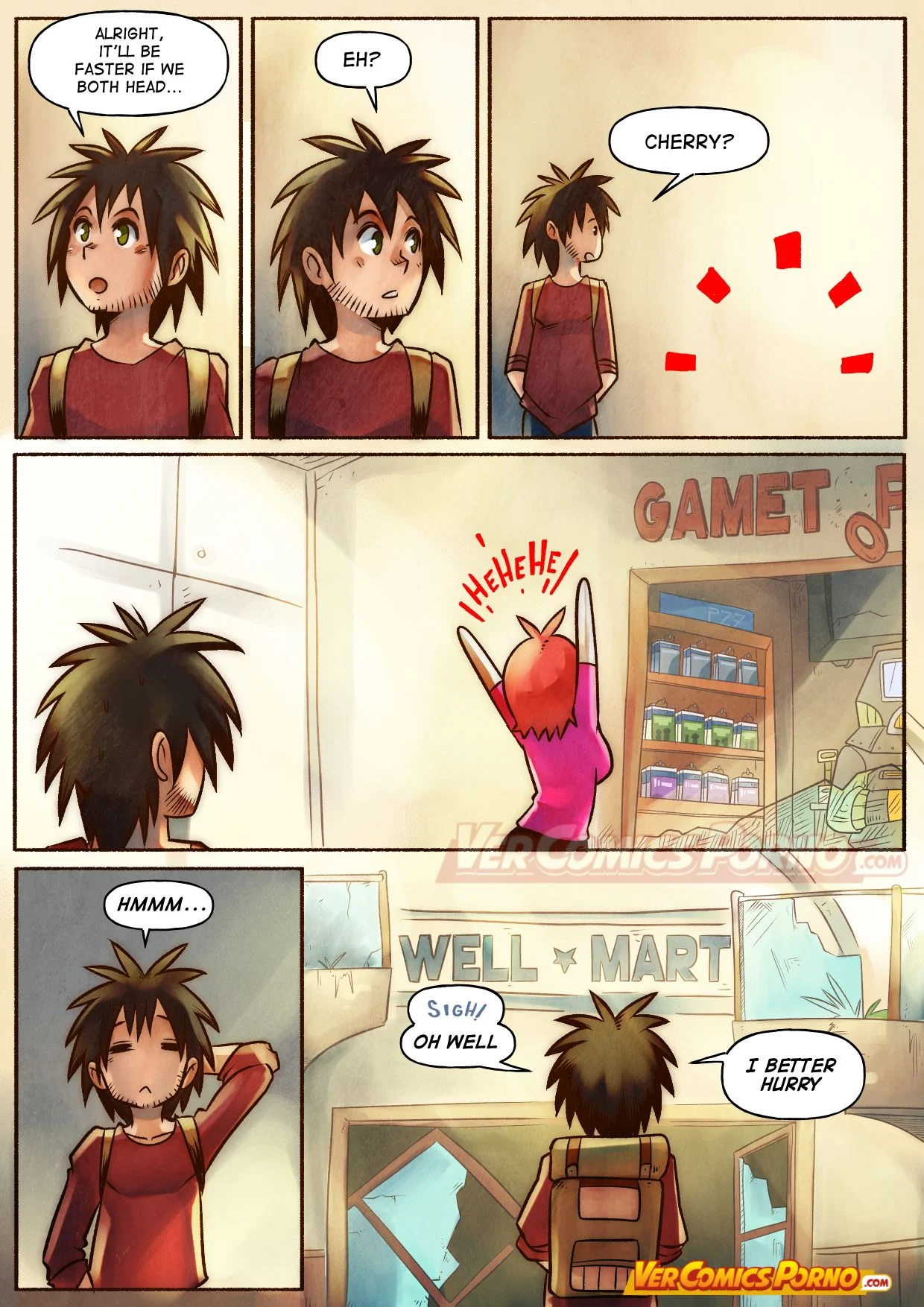 Cherry Road [Mr.E] 3 . Cherry Road - Shopping With A Zombie - Chapter 3 [Mr.E] – page 5