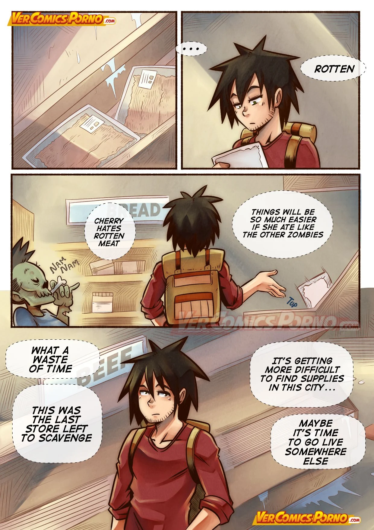 Cherry Road [Mr.E] 3 . Cherry Road - Shopping With A Zombie - Chapter 3 [Mr.E] – page 7
