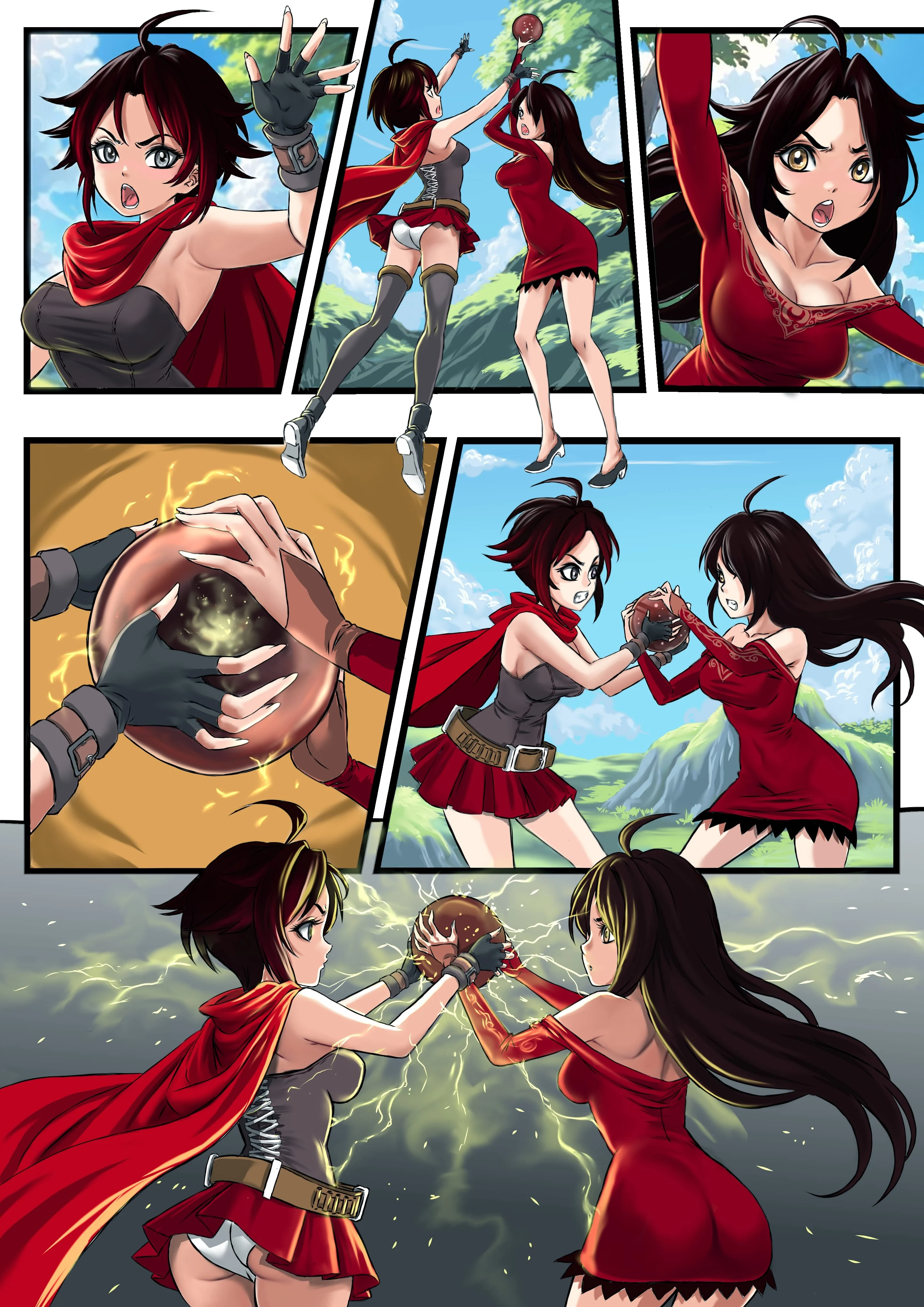 A Side Of Cinder (RWBY) [TSFSingularity , ZafieComics] 1 . A Side Of Cinder - Chapter 1 (RWBY) [TSFSingularity , ZafieComics] – page 14