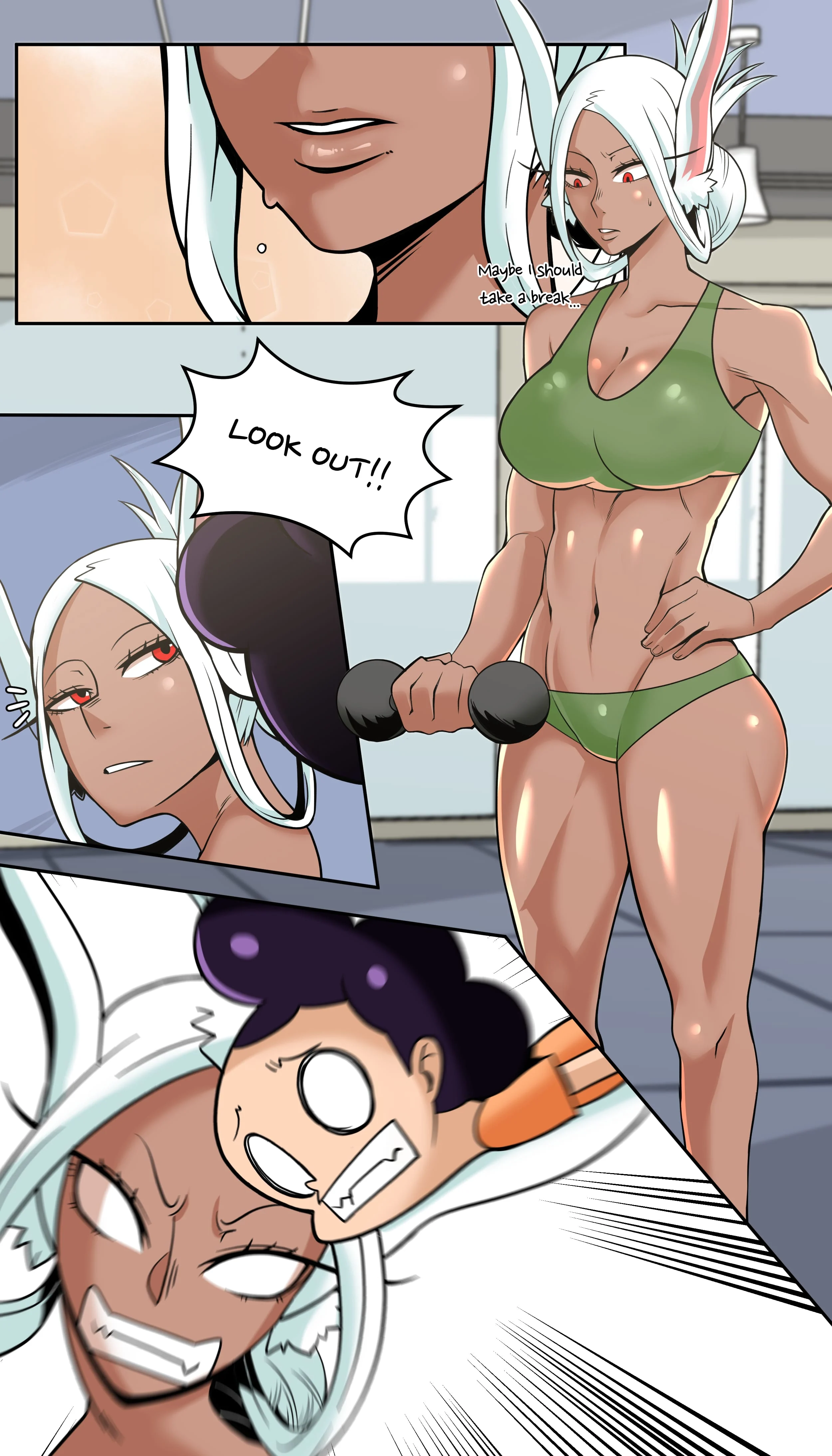 Momo &amp; Mirko? (My Hero Academia) [TSFSingularity , DeaF] 1 . Momo & Mirko? - Chapter 1 (My Hero Academia) [TSFSingularity , DeaF] – page 2