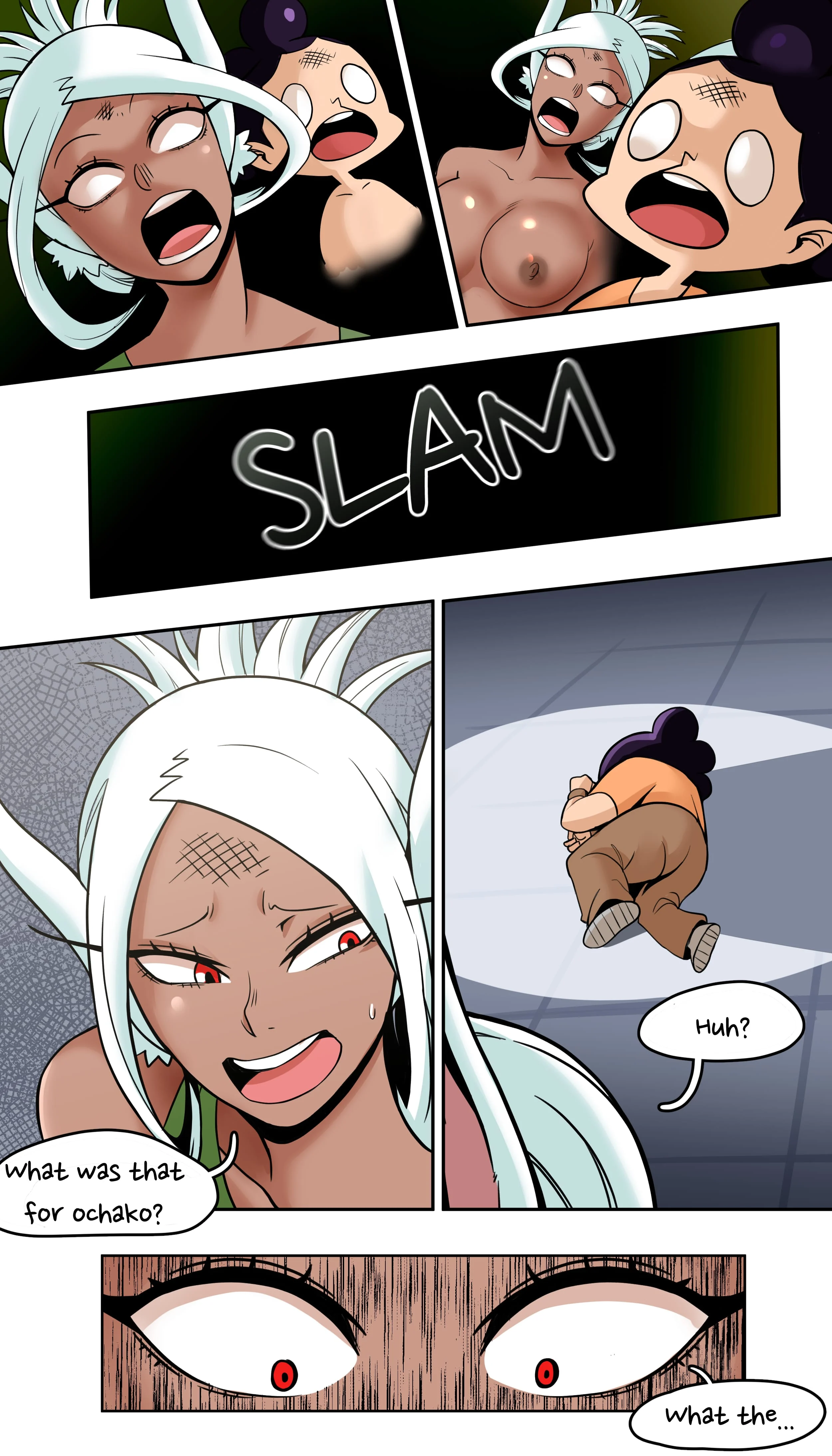 Momo &amp; Mirko? (My Hero Academia) [TSFSingularity , DeaF] 1 . Momo & Mirko? - Chapter 1 (My Hero Academia) [TSFSingularity , DeaF] – page 3