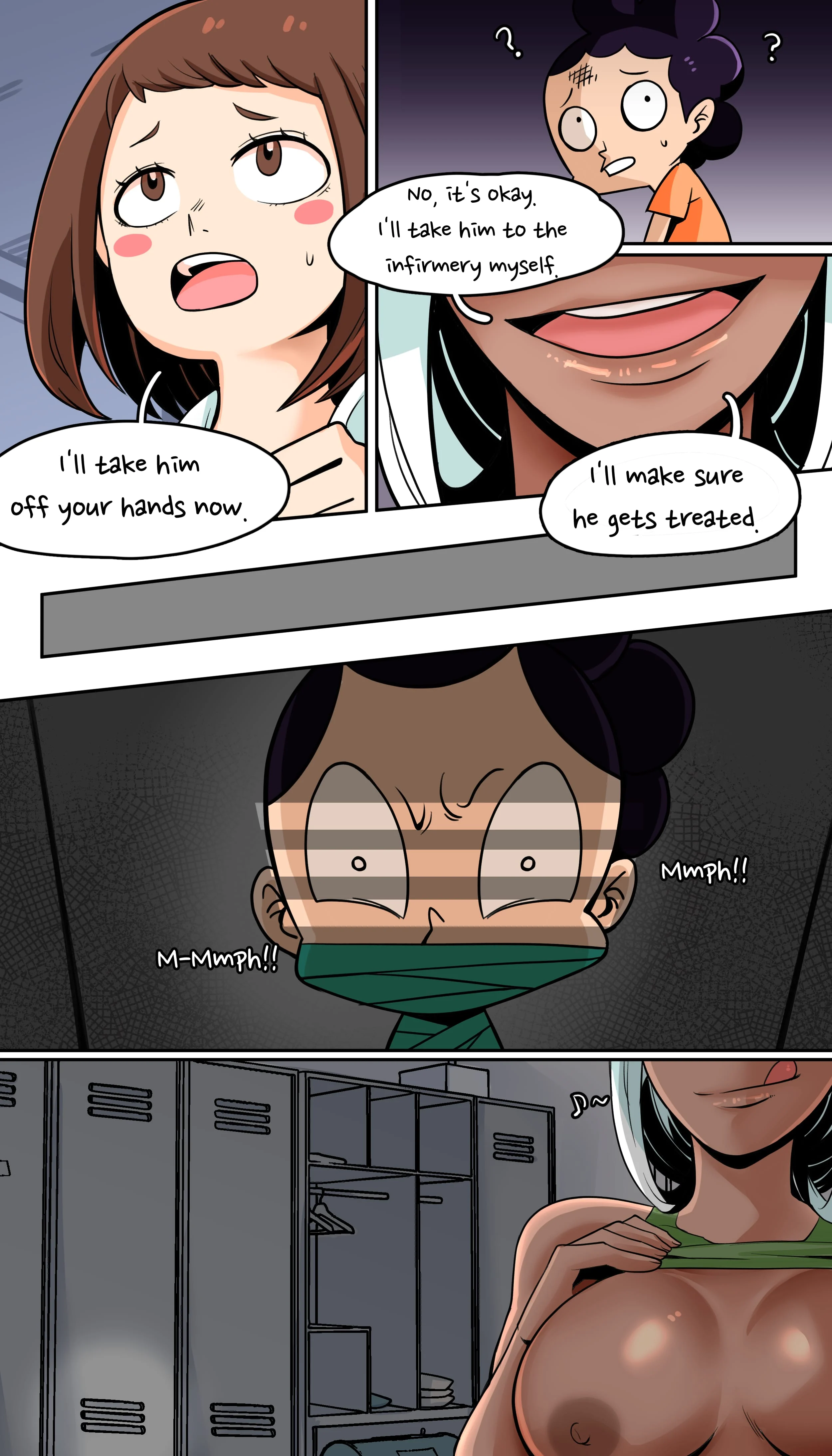 Momo &amp; Mirko? (My Hero Academia) [TSFSingularity , DeaF] 1 . Momo & Mirko? - Chapter 1 (My Hero Academia) [TSFSingularity , DeaF] – page 5
