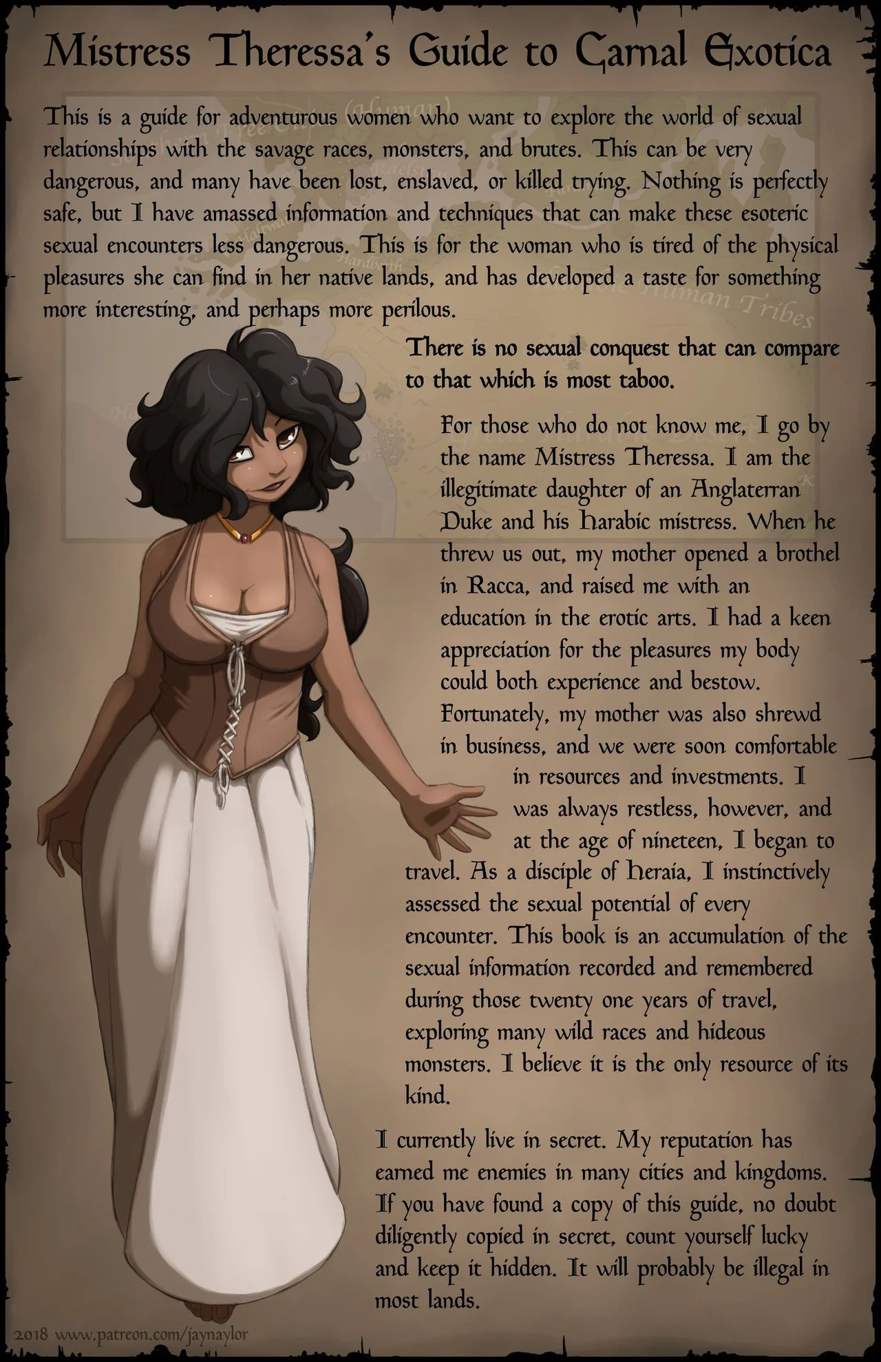 Mistress Theresa’s Guide To Carnal Erotica [Jay Naylor] 1 . Mistress Theresa's Guide To Carnal Erotica - Chapter 1 [Jay Naylor] – page 1
