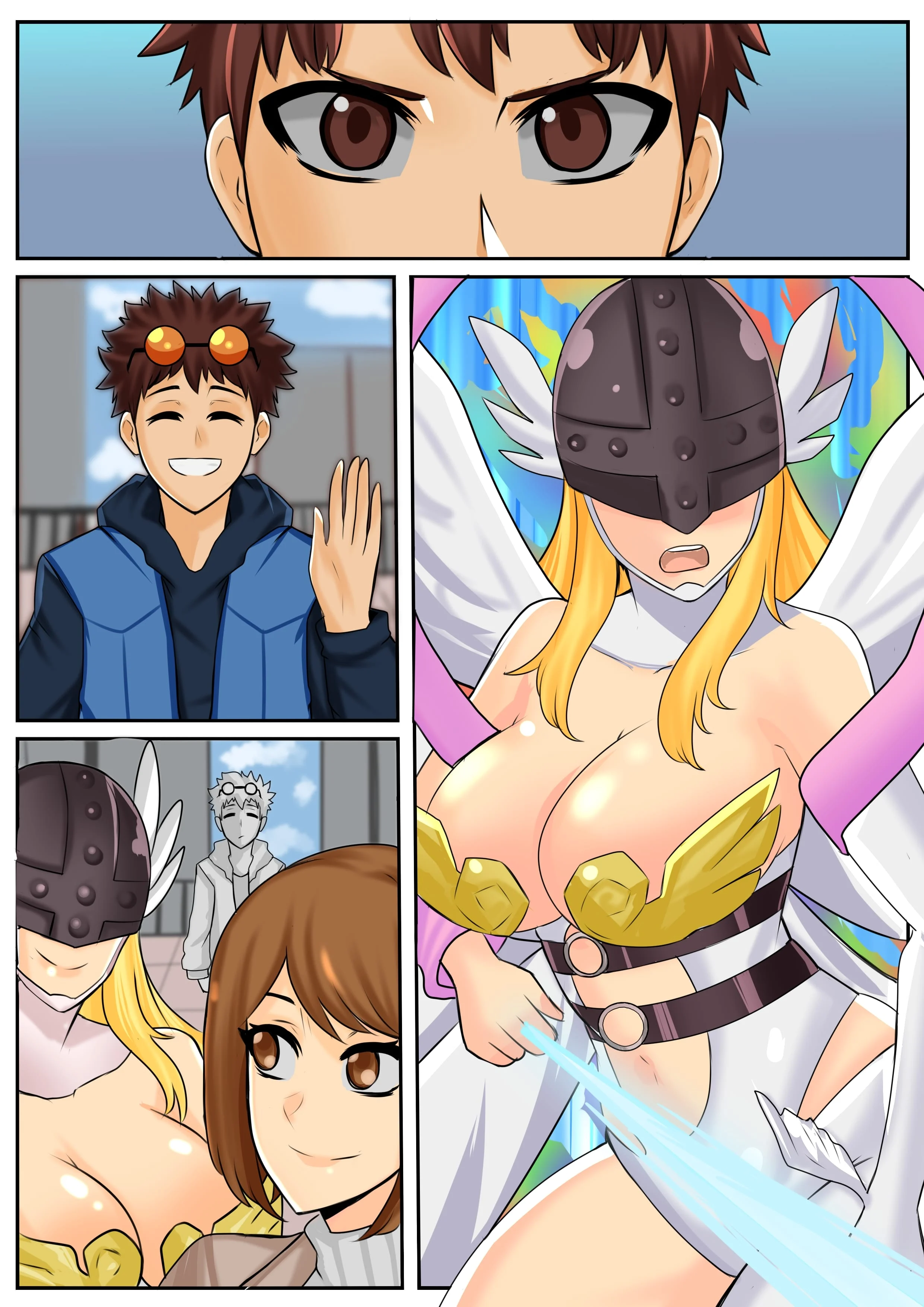Angewom-on-line! (Digimon Adventure) [TSFSingularity , BurningMoonWorks] 1 . Angewom-on-line! - Chapter 1 (Digimon Adventure) [TSFSingularity , Burning Moon Works] – page 21