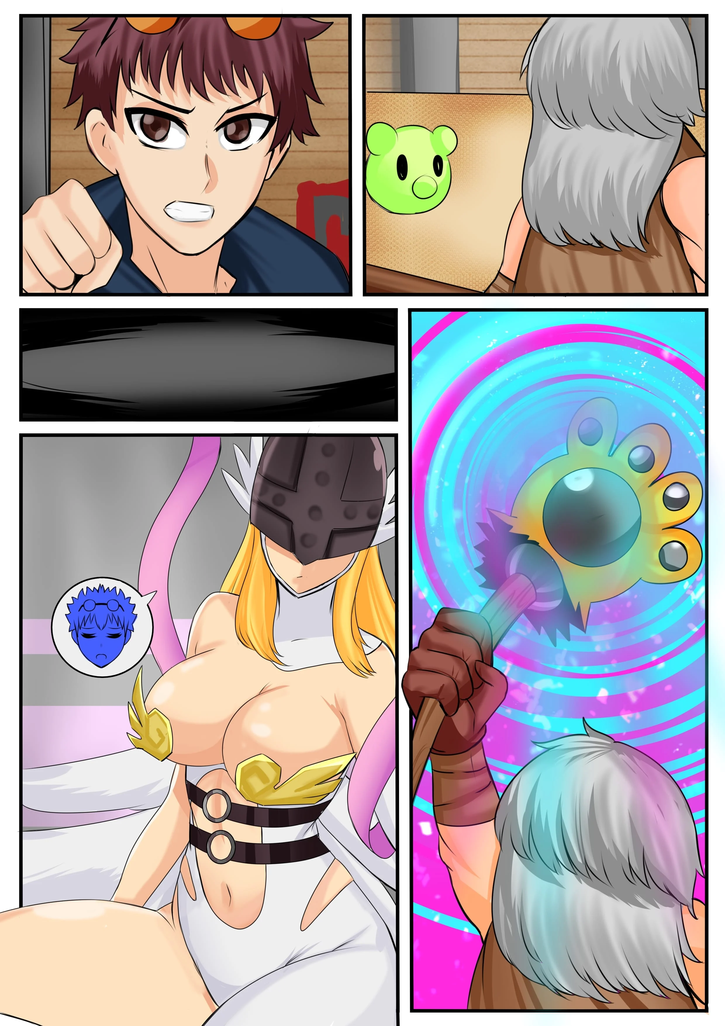 Angewom-on-line! (Digimon Adventure) [TSFSingularity , BurningMoonWorks] 1 . Angewom-on-line! - Chapter 1 (Digimon Adventure) [TSFSingularity , Burning Moon Works] – page 23