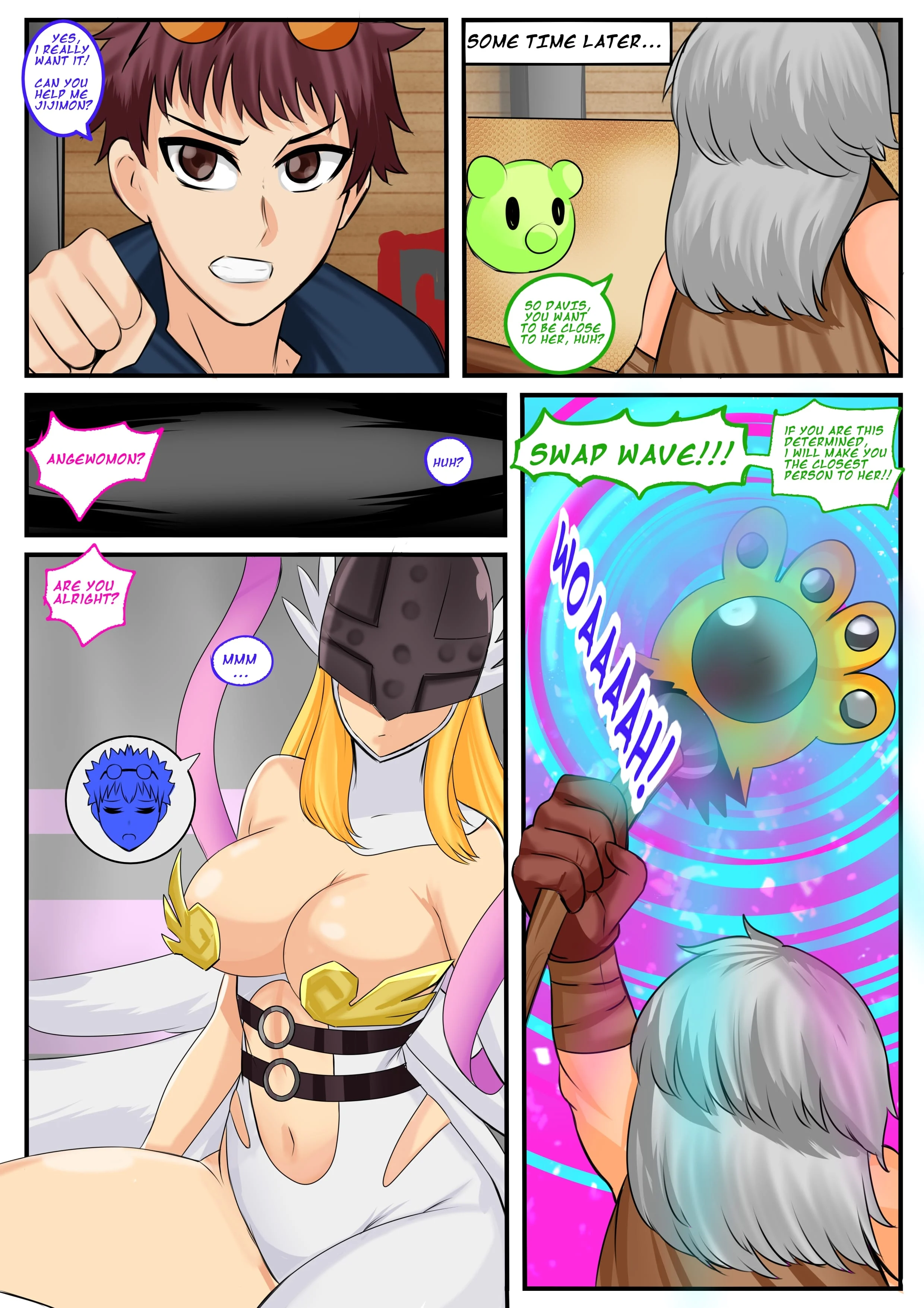 Angewom-on-line! (Digimon Adventure) [TSFSingularity , BurningMoonWorks] 1 . Angewom-on-line! - Chapter 1 (Digimon Adventure) [TSFSingularity , Burning Moon Works] – page 4