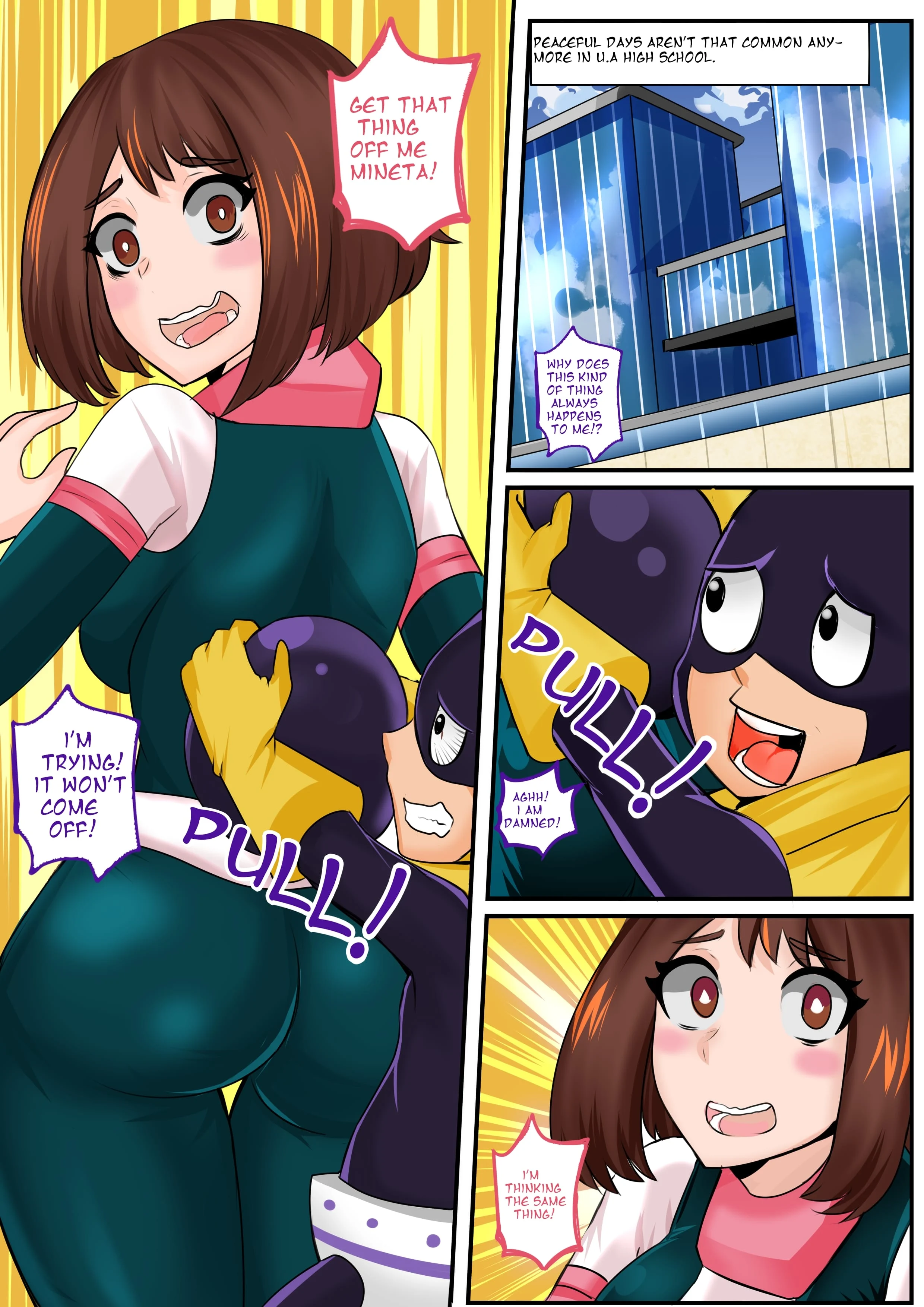 Grapes In The Brain!! (My Hero Academia) [TSFSingularity , BurningMoonWorks] 1 . Grapes In The Brain!! - Chapter 1 (My Hero Academia) [TSFSingularity , BurningMoonWorks] – page 2