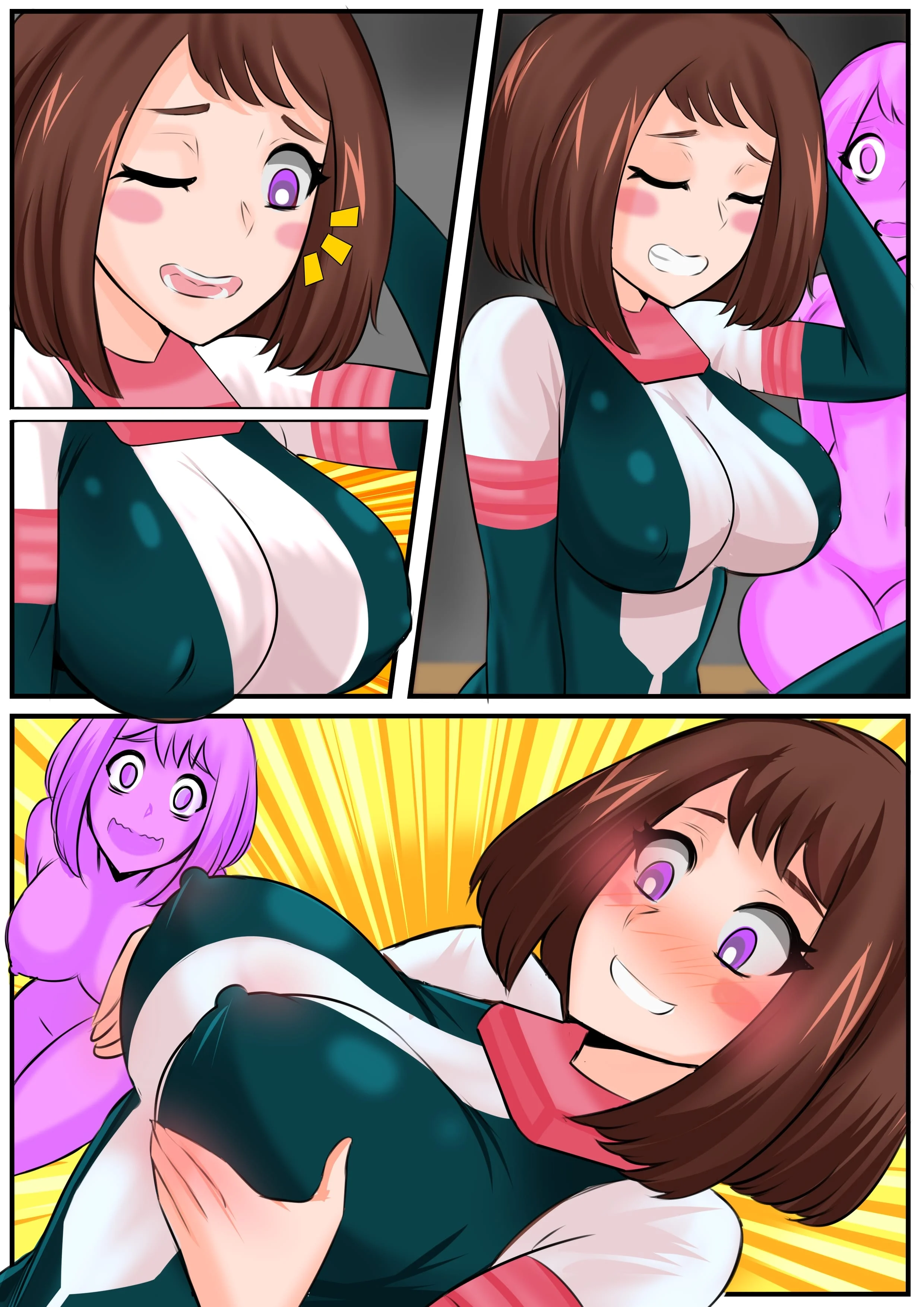 Grapes In The Brain!! (My Hero Academia) [TSFSingularity , BurningMoonWorks] 1 . Grapes In The Brain!! - Chapter 1 (My Hero Academia) [TSFSingularity , BurningMoonWorks] – page 33
