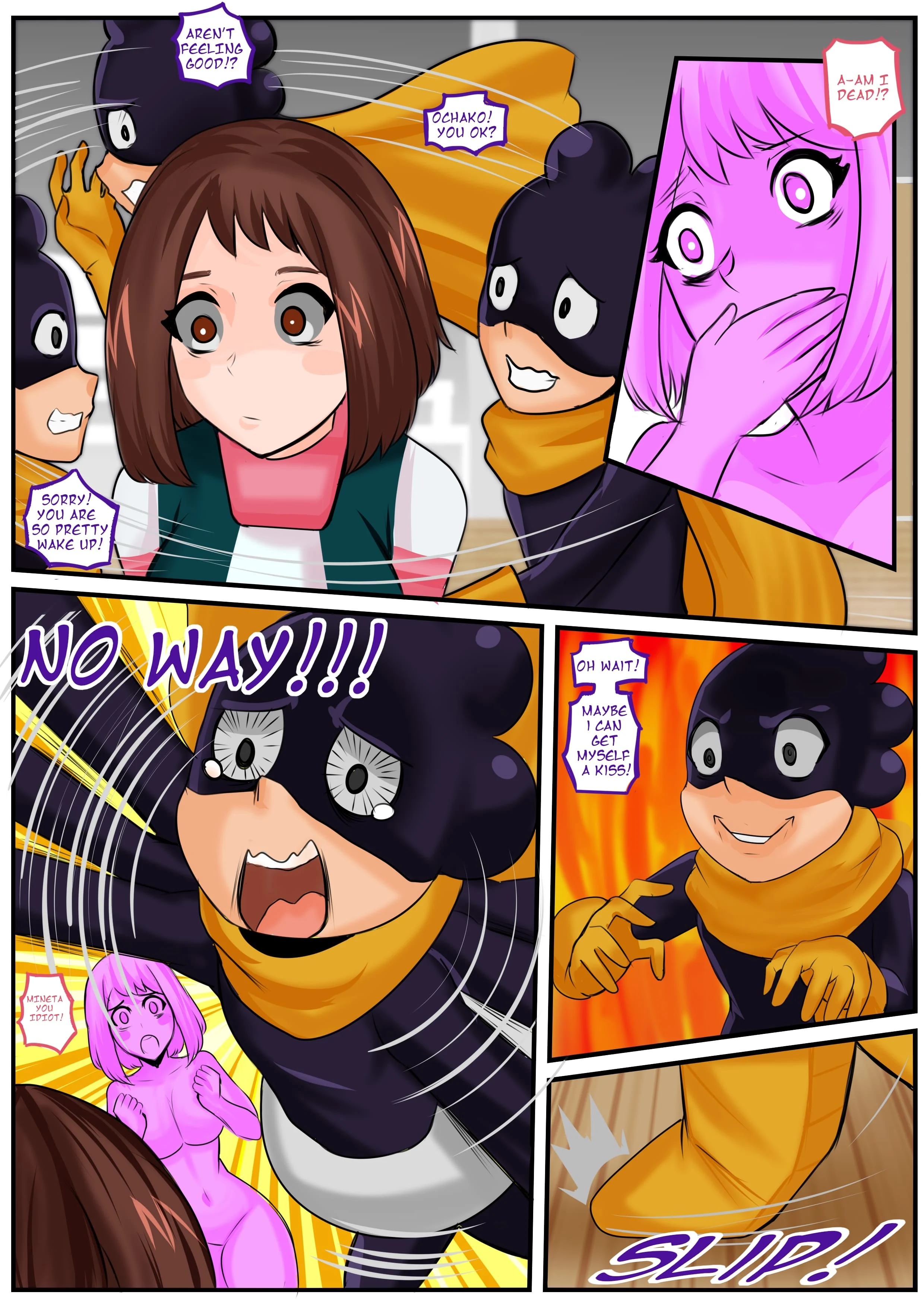 Grapes In The Brain!! (My Hero Academia) [TSFSingularity , BurningMoonWorks] 1 . Grapes In The Brain!! - Chapter 1 (My Hero Academia) [TSFSingularity , BurningMoonWorks] – page 5