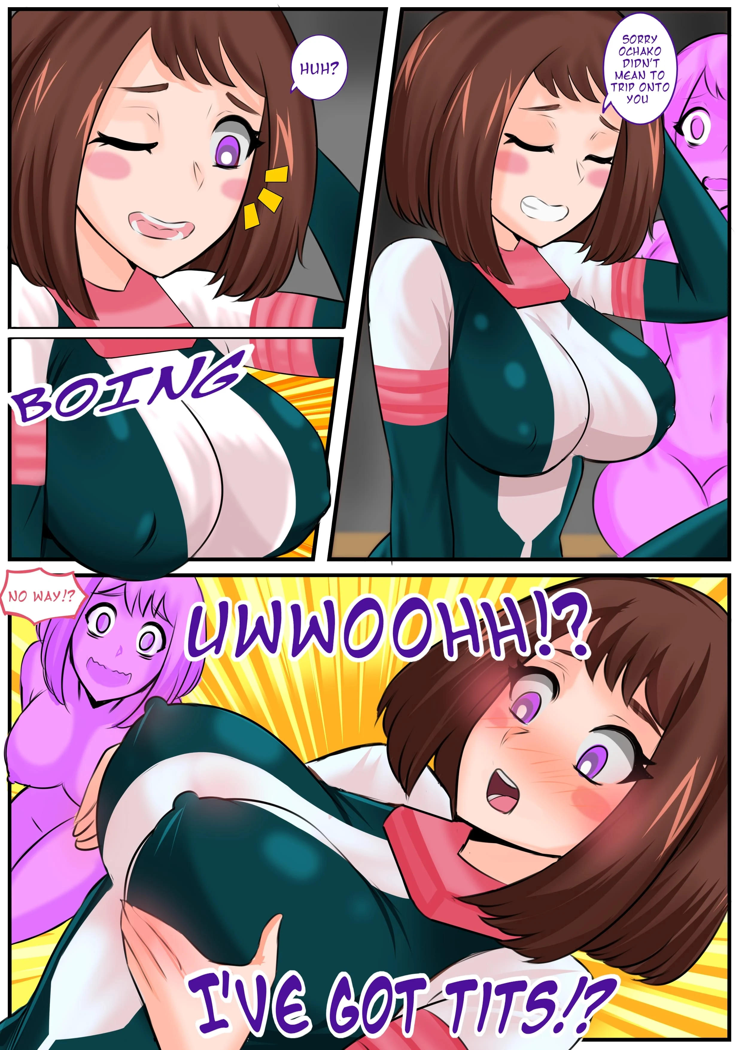 Grapes In The Brain!! (My Hero Academia) [TSFSingularity , BurningMoonWorks] 1 . Grapes In The Brain!! - Chapter 1 (My Hero Academia) [TSFSingularity , BurningMoonWorks] – page 8