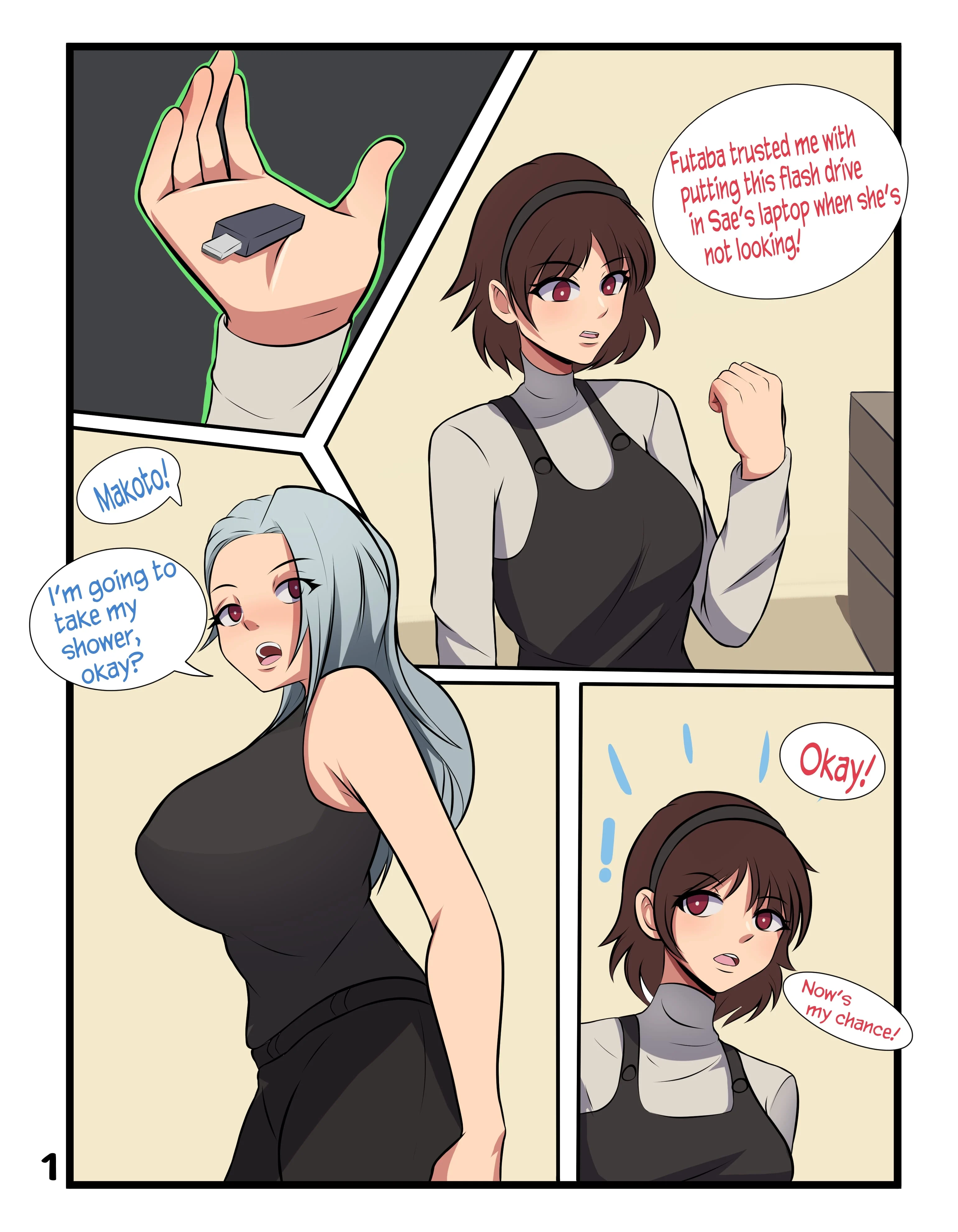 Connected (Persona 5) [TSFSingularity , Katsunei] 1 . Connected - Chapter 1 (Persona 5) [TSFSingularity (Katsunei)] – page 2