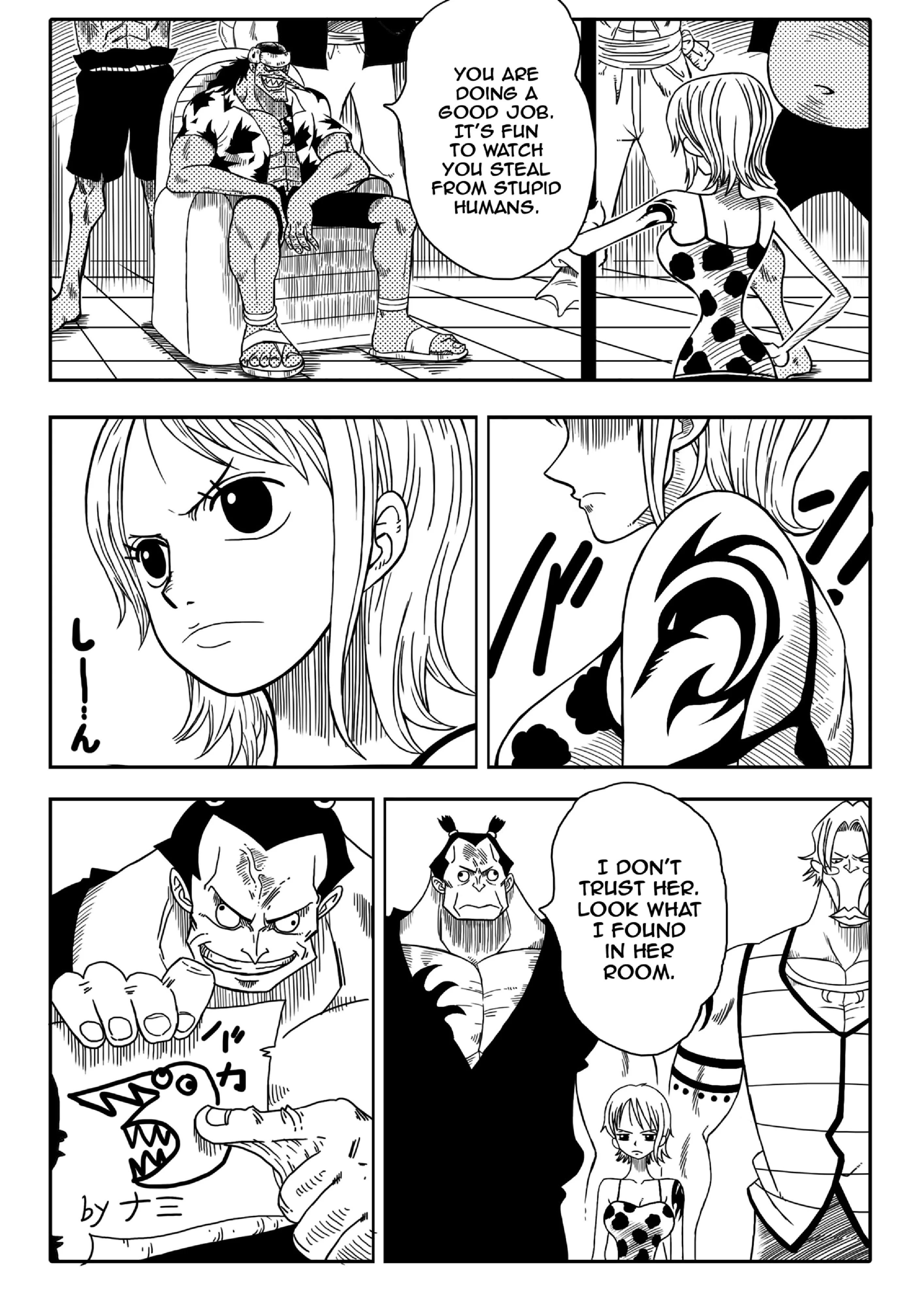 Nami vs Arlong (One Piece) [Yamamoto] 1 . Nami vs Arlong - Chapter 1 (One Piece) [Yamamoto] – page 4