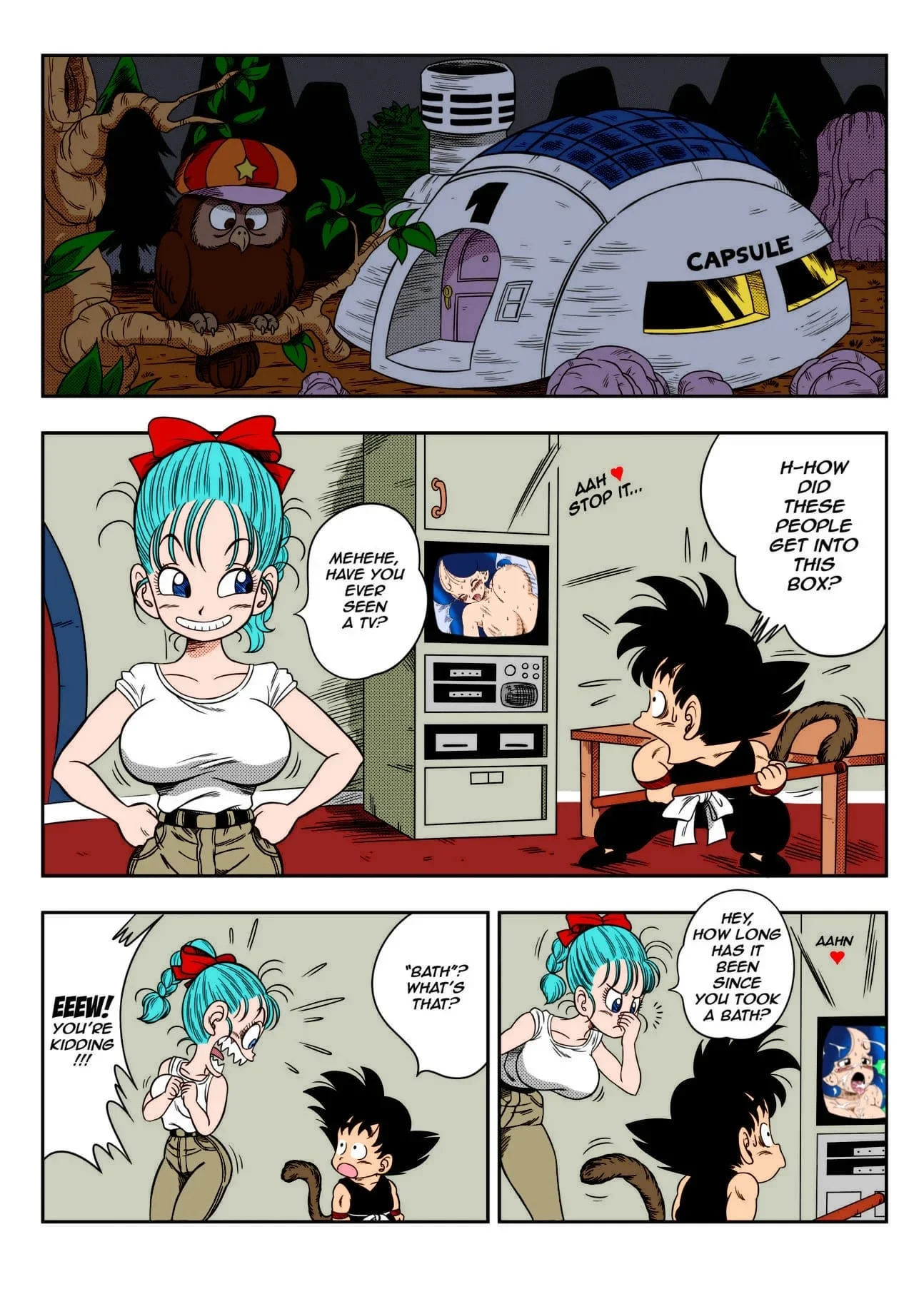 Sex in the Bathroom (Dragon Ball) [Yamamoto] 1 . Sex in the Bathroom - Chapter 1 (Dragon Ball) [Yamamoto] – page 3