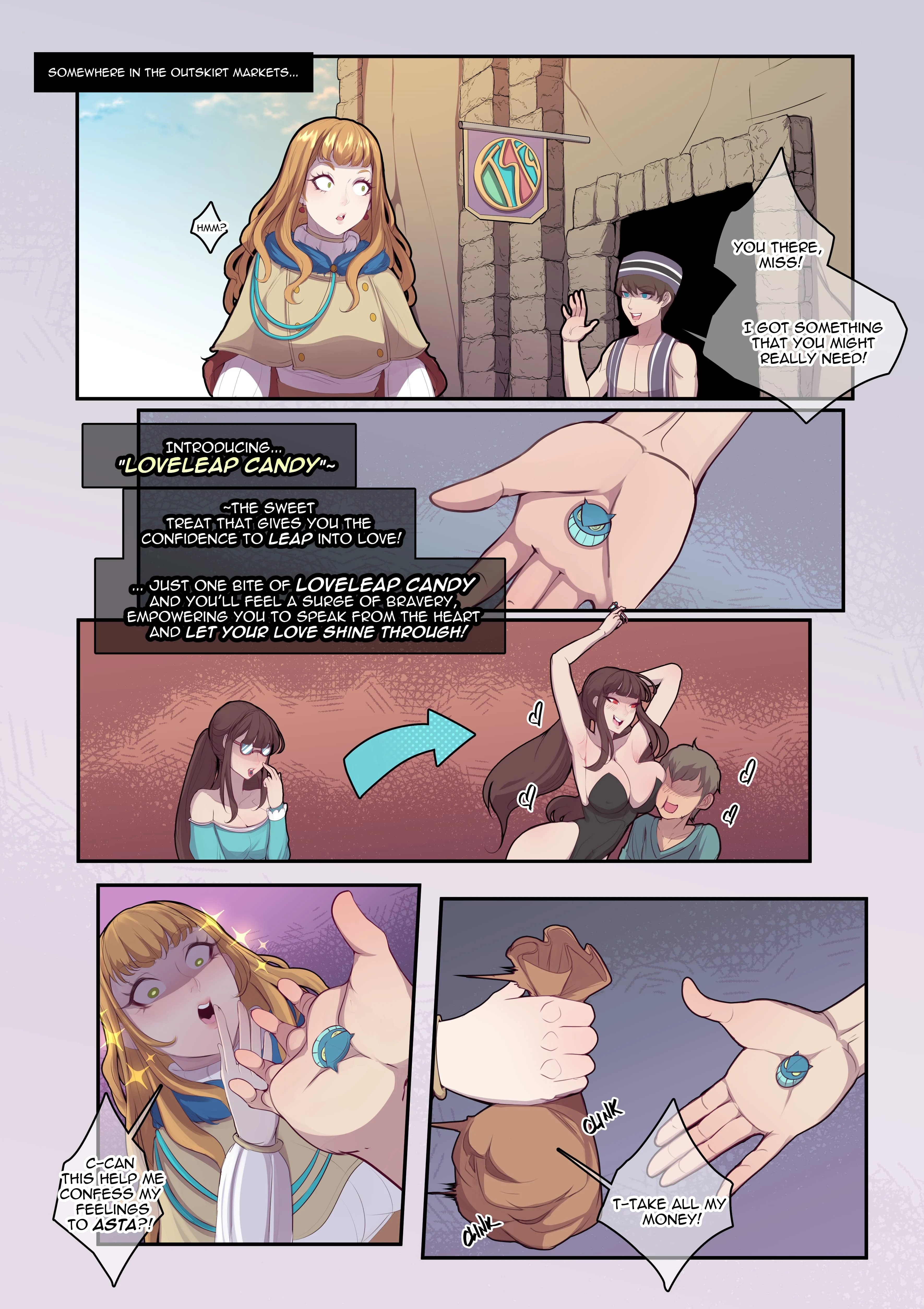 No Brain All Gain (Black Clover) [TSFSingularity , Oznovx] 1 . No Brain All Gain - Chapter 1 (Black Clover) [TSFSingularity , Oznovx] – page 2
