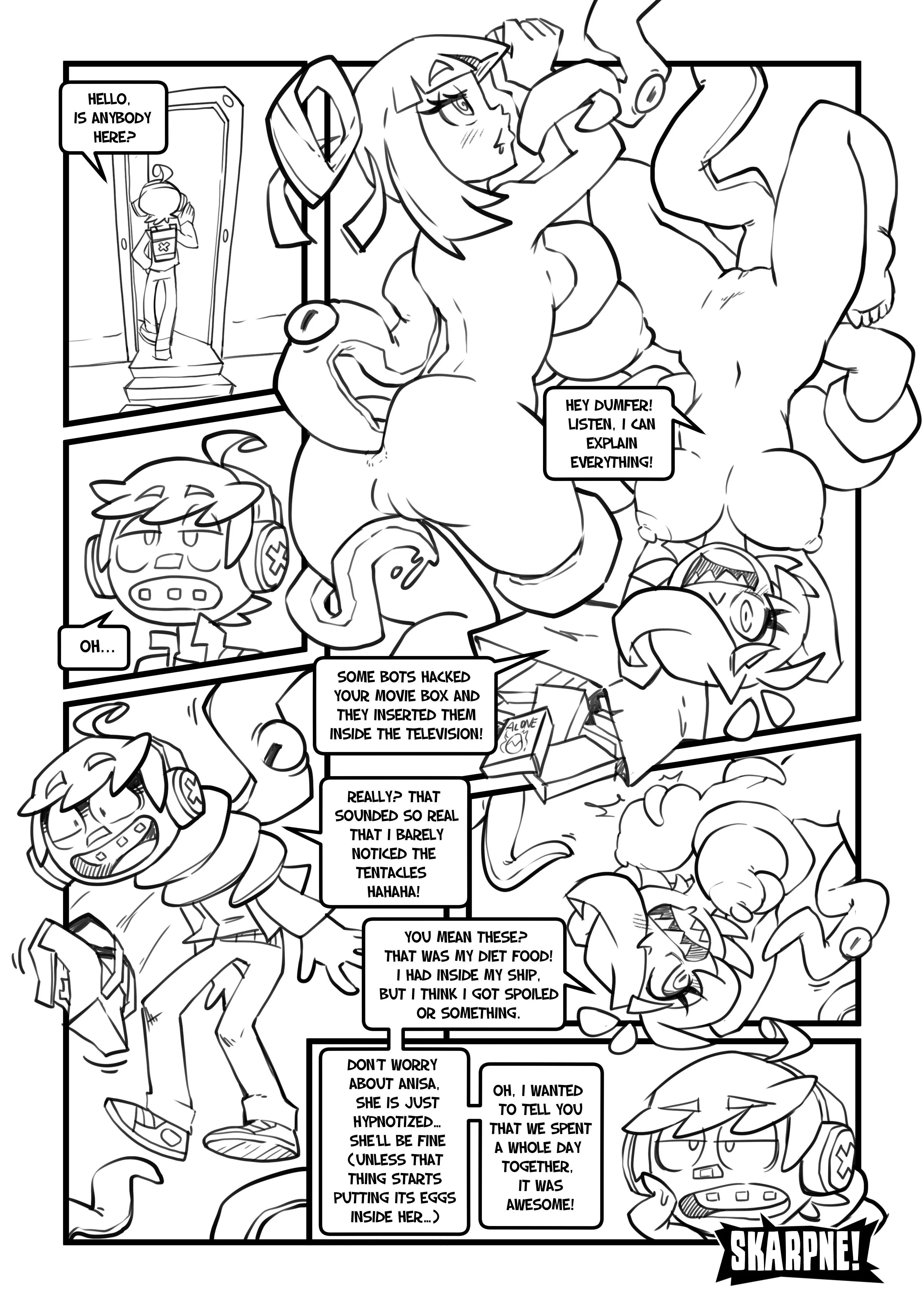 Skarpworld [Gerph] 6 . Skarpworld - Movie Night - Chapter 6 [Gerph] – page 18