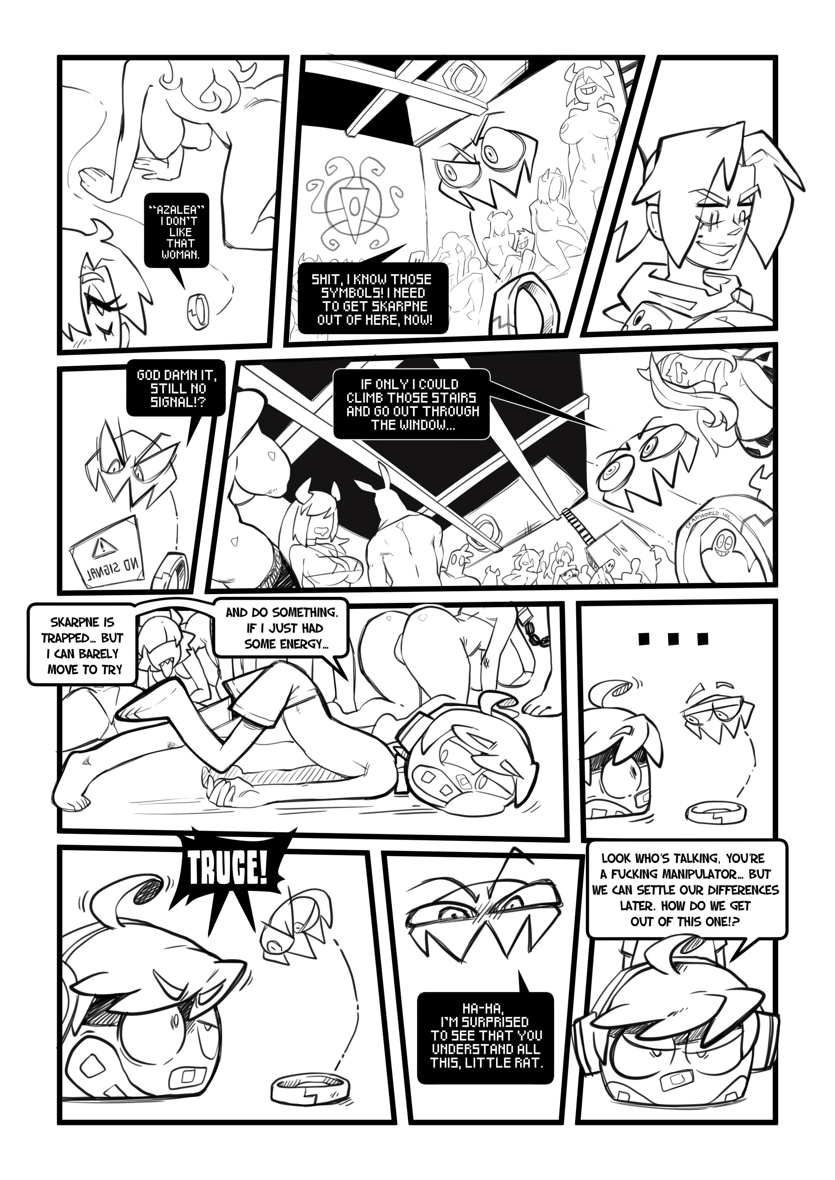 Skarpworld [Gerph] 8 . Skarpworld - Milk Crisis 2 - Chapter 8 [Gerph] – page 18