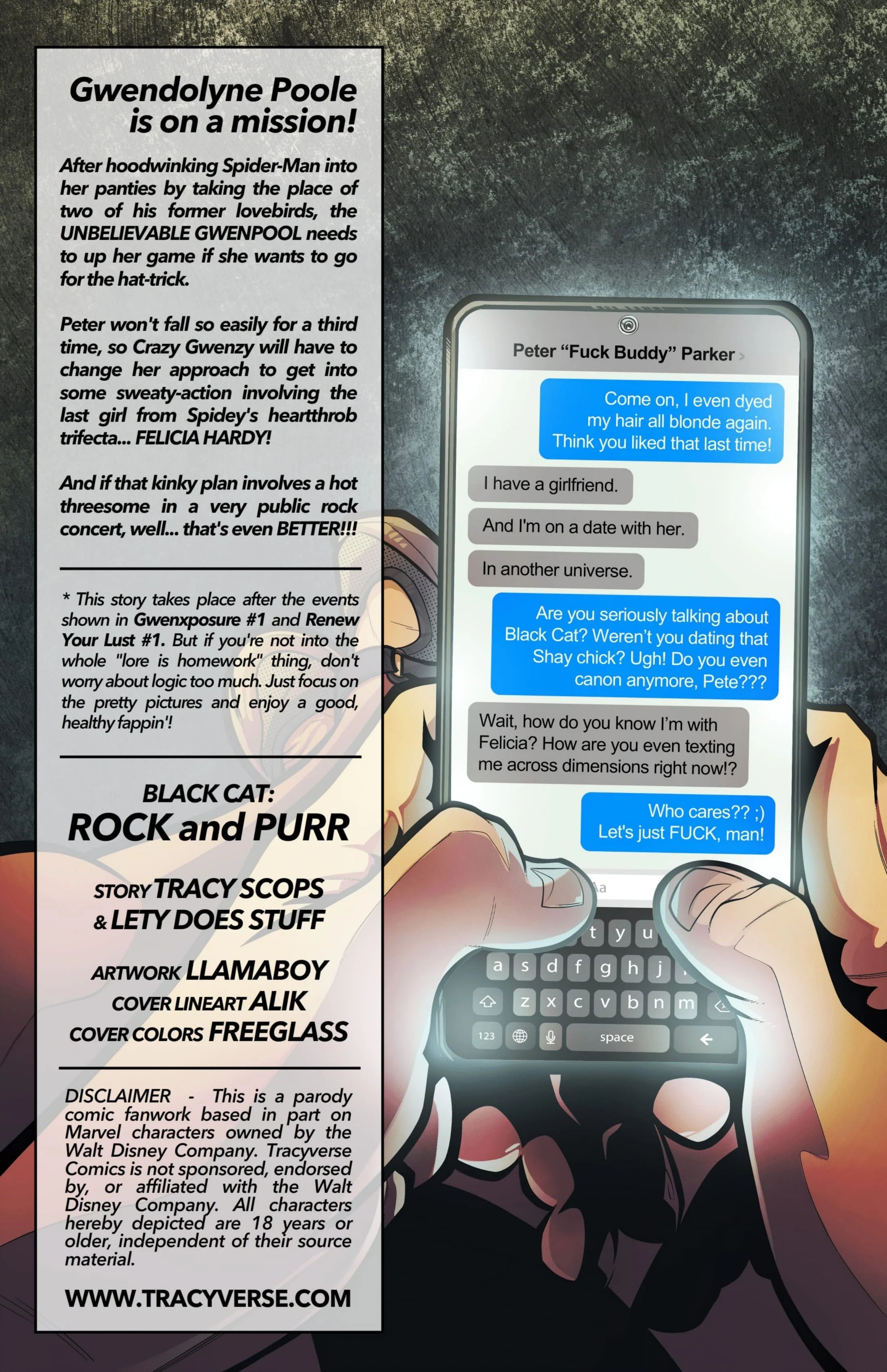 Gwen-Xposure (Spider-Man) [Tracy Scops] 2 . Gwen-Xposure - Reduxxx - Chapter 2 (Spider-Man) [Tracy Scops] – page 11