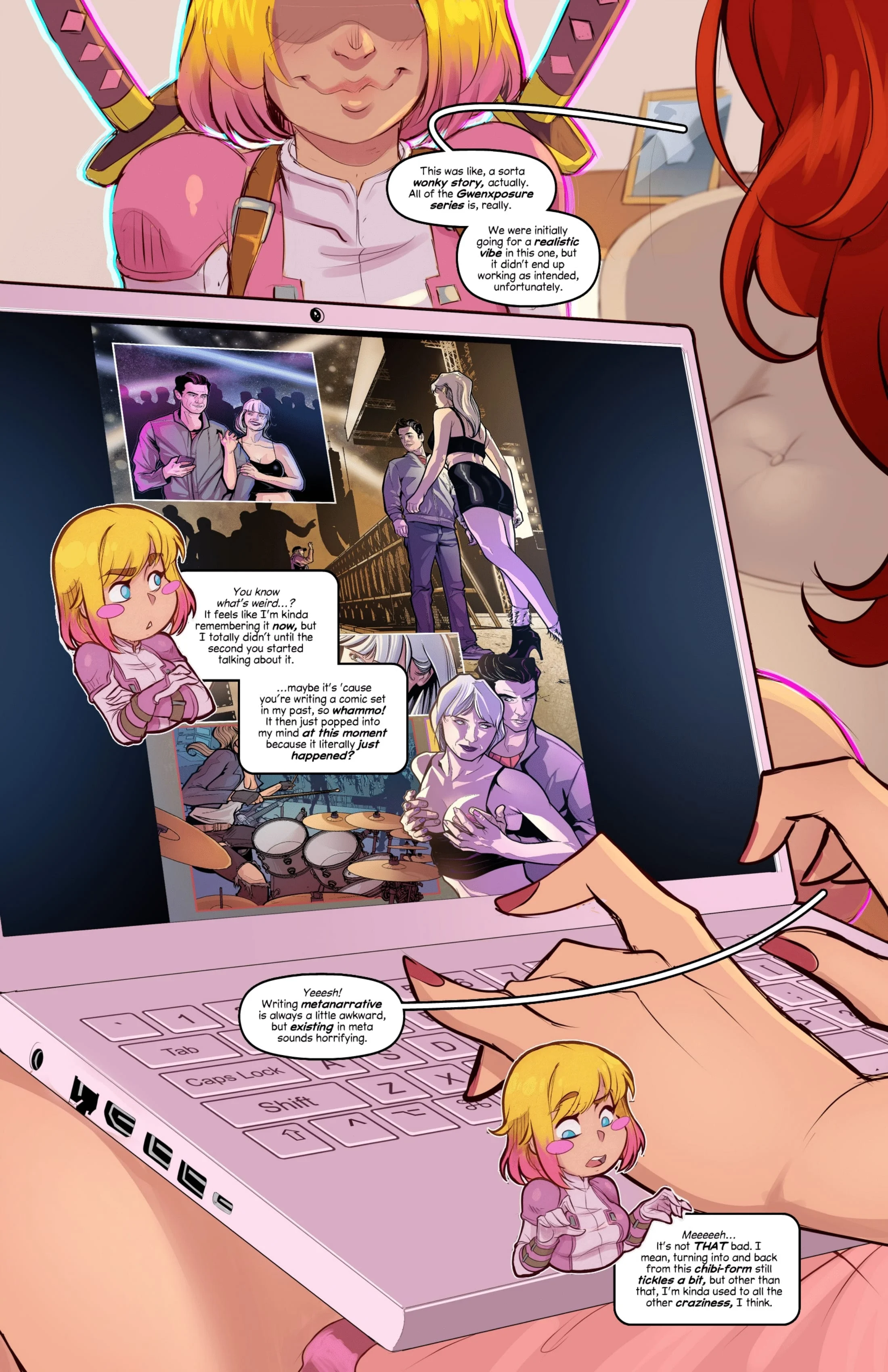 Gwen-Xposure (Spider-Man) [Tracy Scops] 2 . Gwen-Xposure - Reduxxx - Chapter 2 (Spider-Man) [Tracy Scops] – page 5