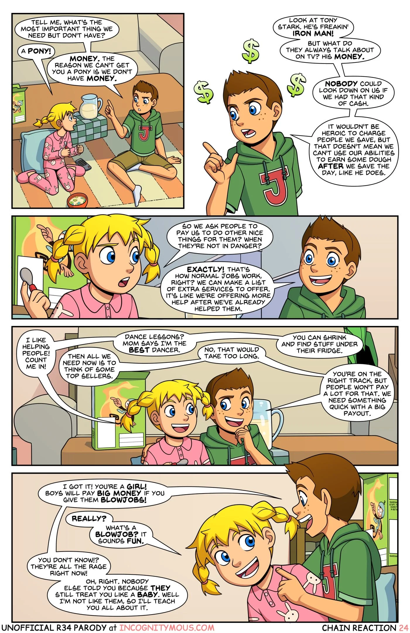 Chain Reaction (Power Pack) [Incognitymous] 1 . Chain Reaction - Chapter 1 (Power Pack) [Incognitymous] – page 25