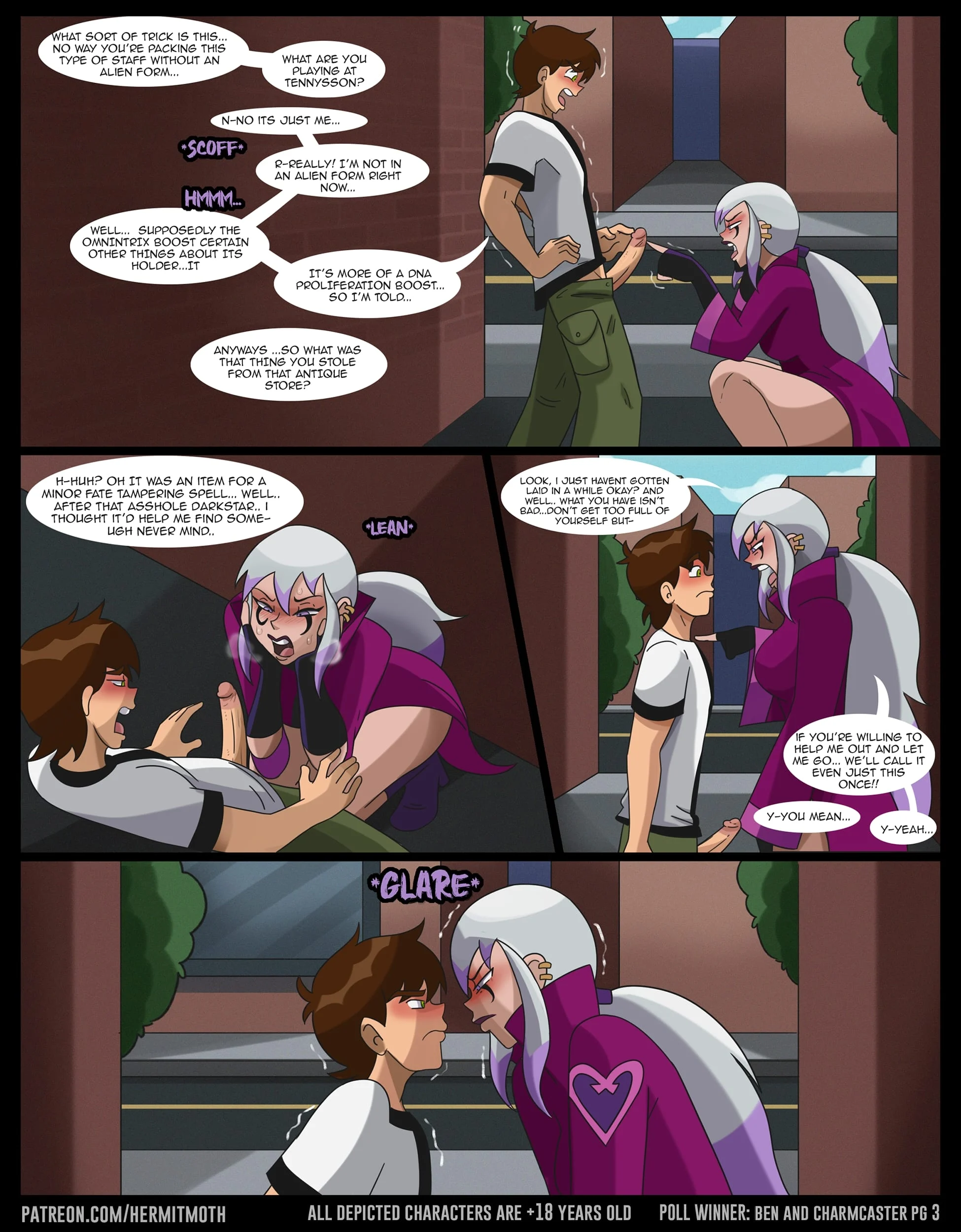 Future Ben And Charmcaster (Ben 10) [Hermit Moth] 1 . Future Ben And Charmcaster - Chapter 1 (Ben 10) [Hermit Moth] – page 3