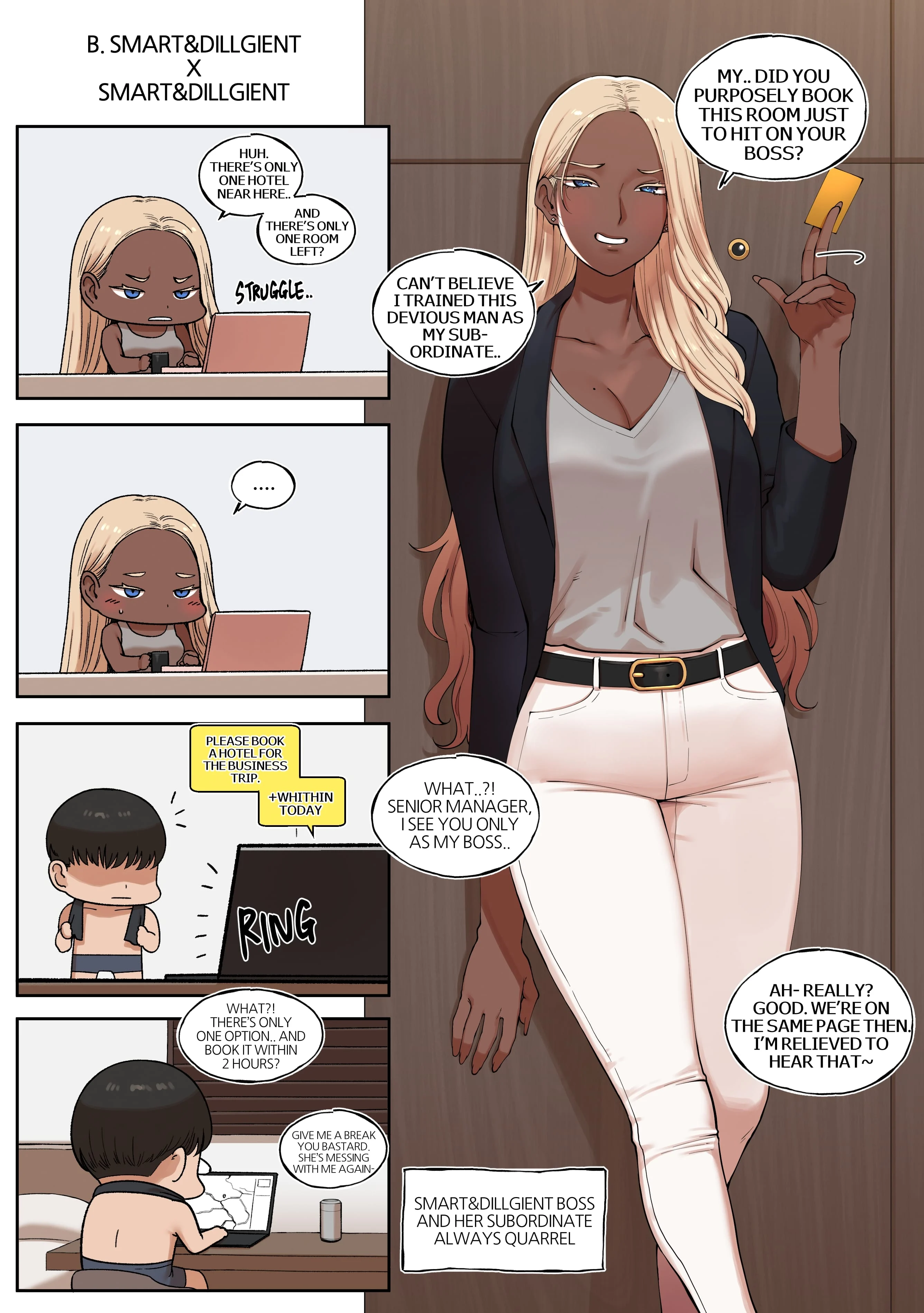 Office Affair – The Chemistry between Subordinate and Boss [ABBB] 1 . Office Affair - The Chemistry between Subordinate and Boss - Chapter 1 [ABBB] – page 8