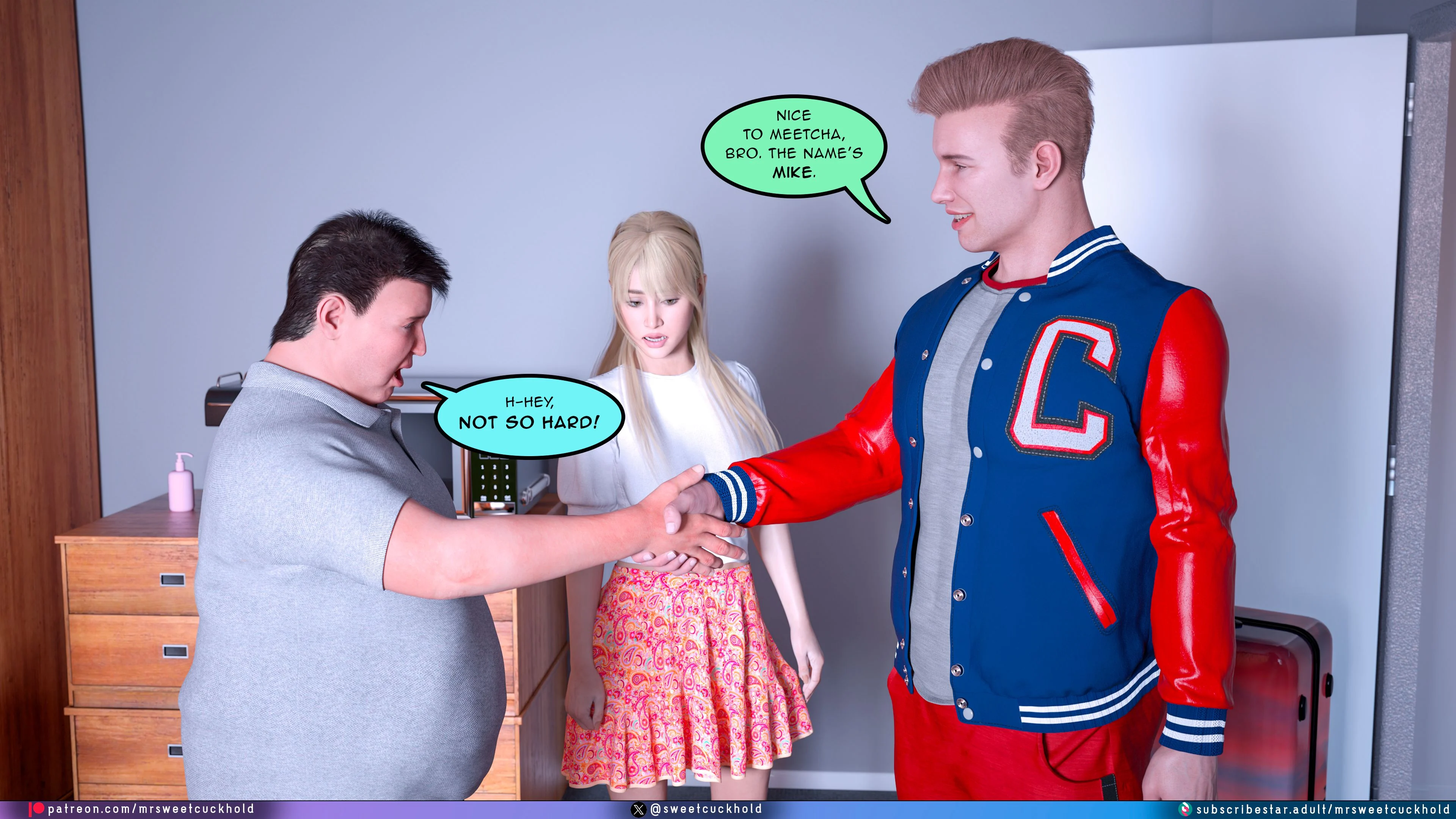 Much bigger than my boyfriend [Mr.SweetCuckhold] 7 . Much bigger than my boyfriend - College Days - Chapter 7 [Mr.SweetCuckhold] – page 43