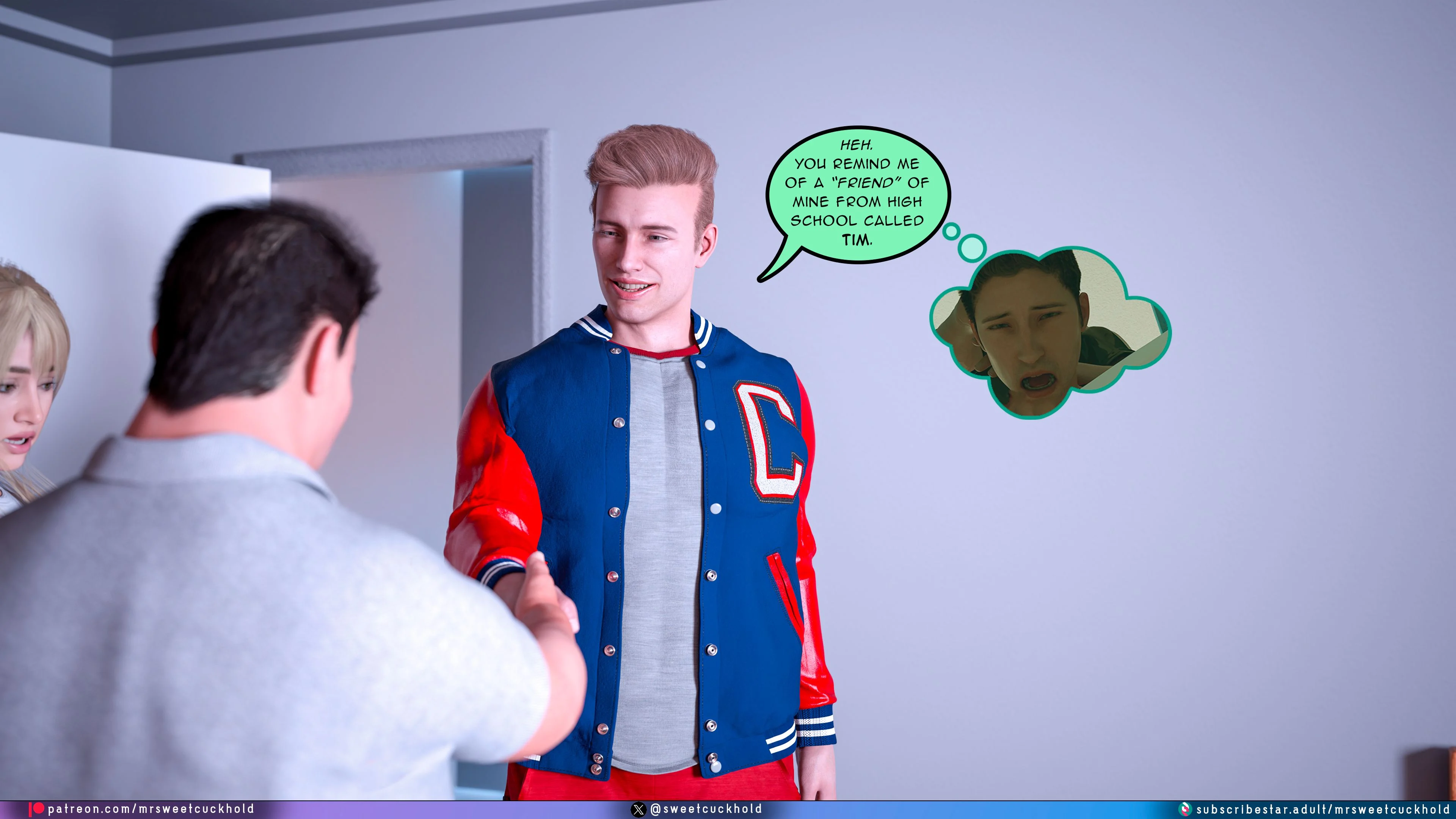 Much bigger than my boyfriend [Mr.SweetCuckhold] 7 . Much bigger than my boyfriend - College Days - Chapter 7 [Mr.SweetCuckhold] – page 44