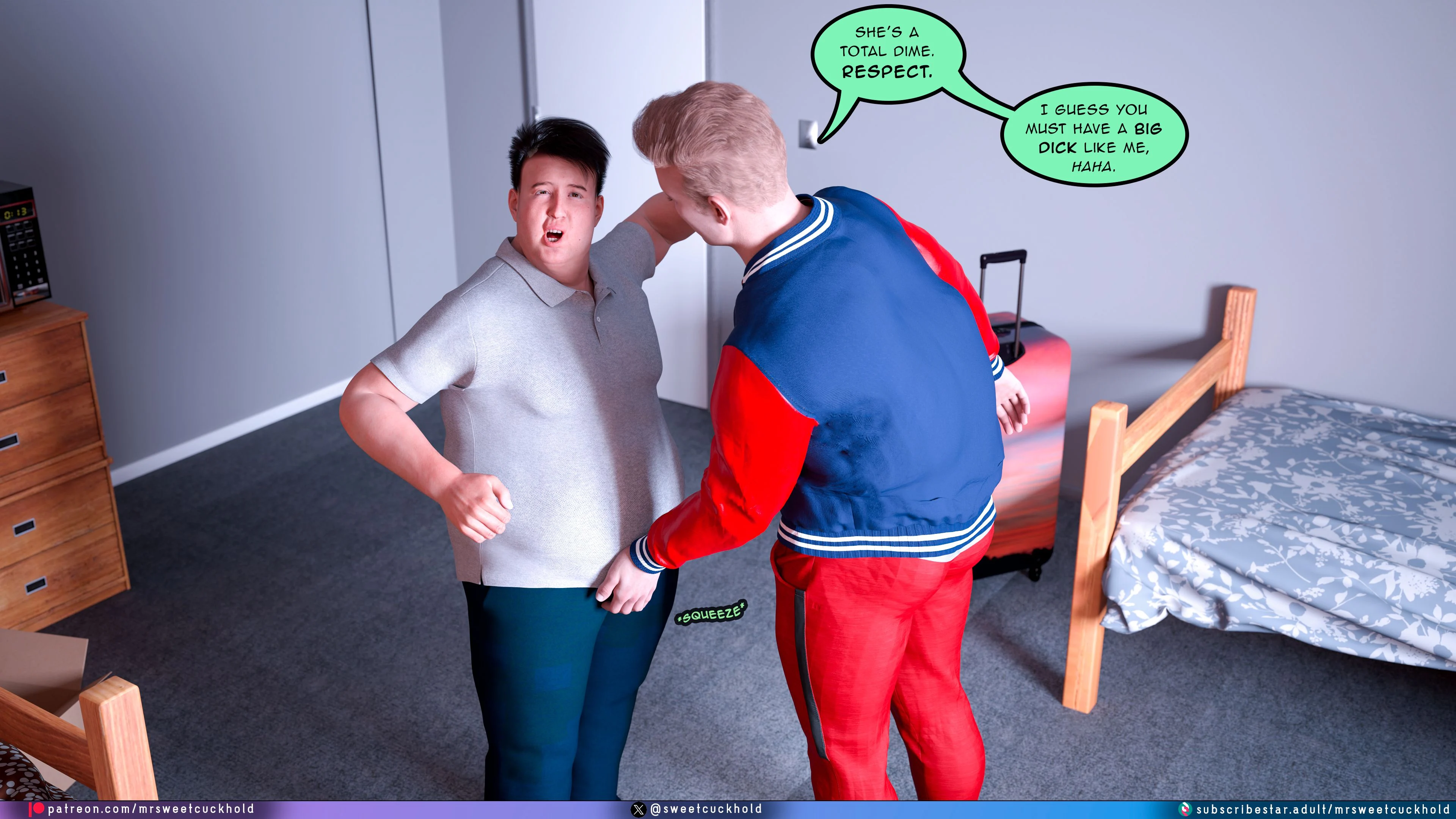 Much bigger than my boyfriend [Mr.SweetCuckhold] 7 . Much bigger than my boyfriend - College Days - Chapter 7 [Mr.SweetCuckhold] – page 53