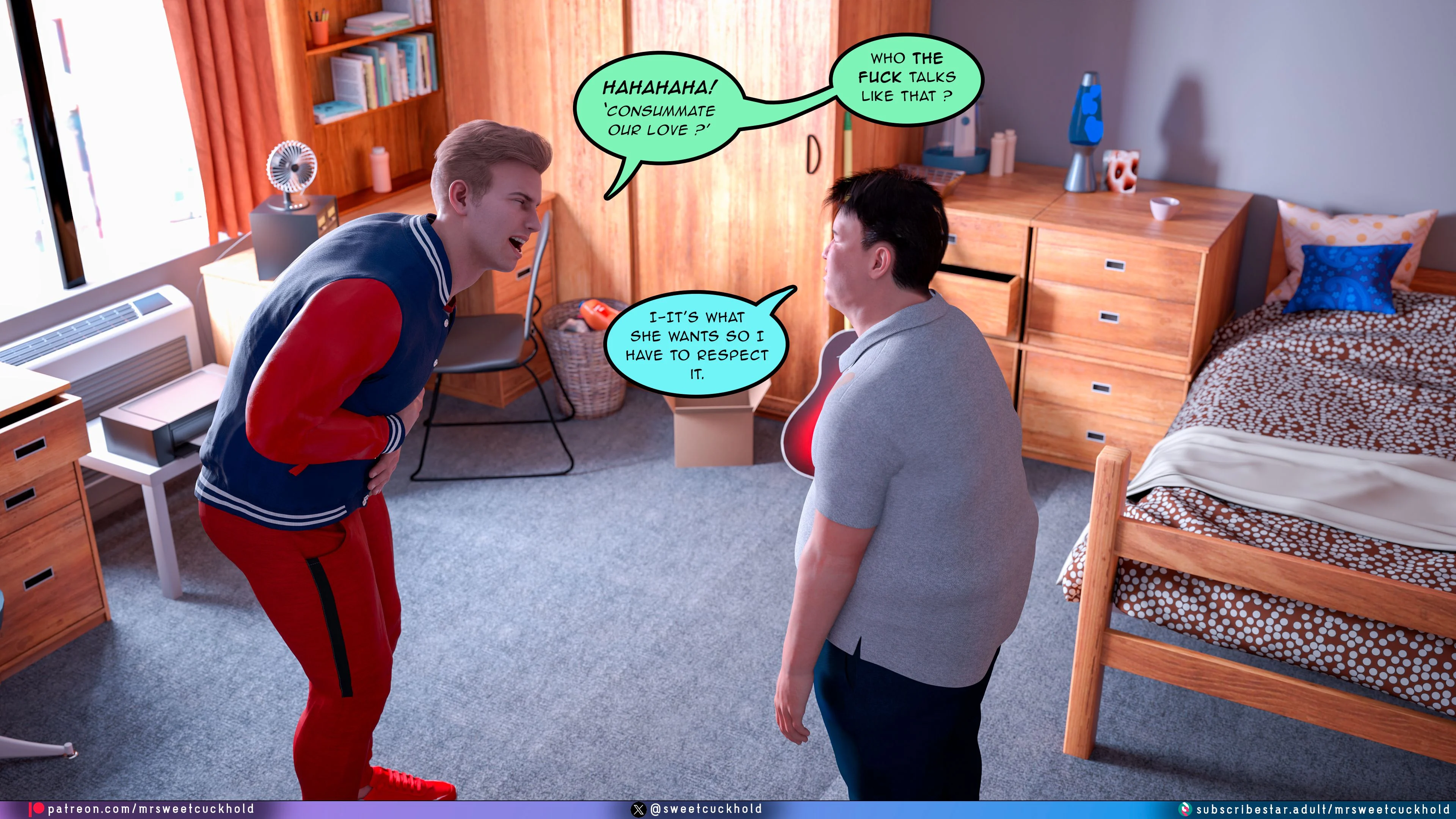 Much bigger than my boyfriend [Mr.SweetCuckhold] 7 . Much bigger than my boyfriend - College Days - Chapter 7 [Mr.SweetCuckhold] – page 55