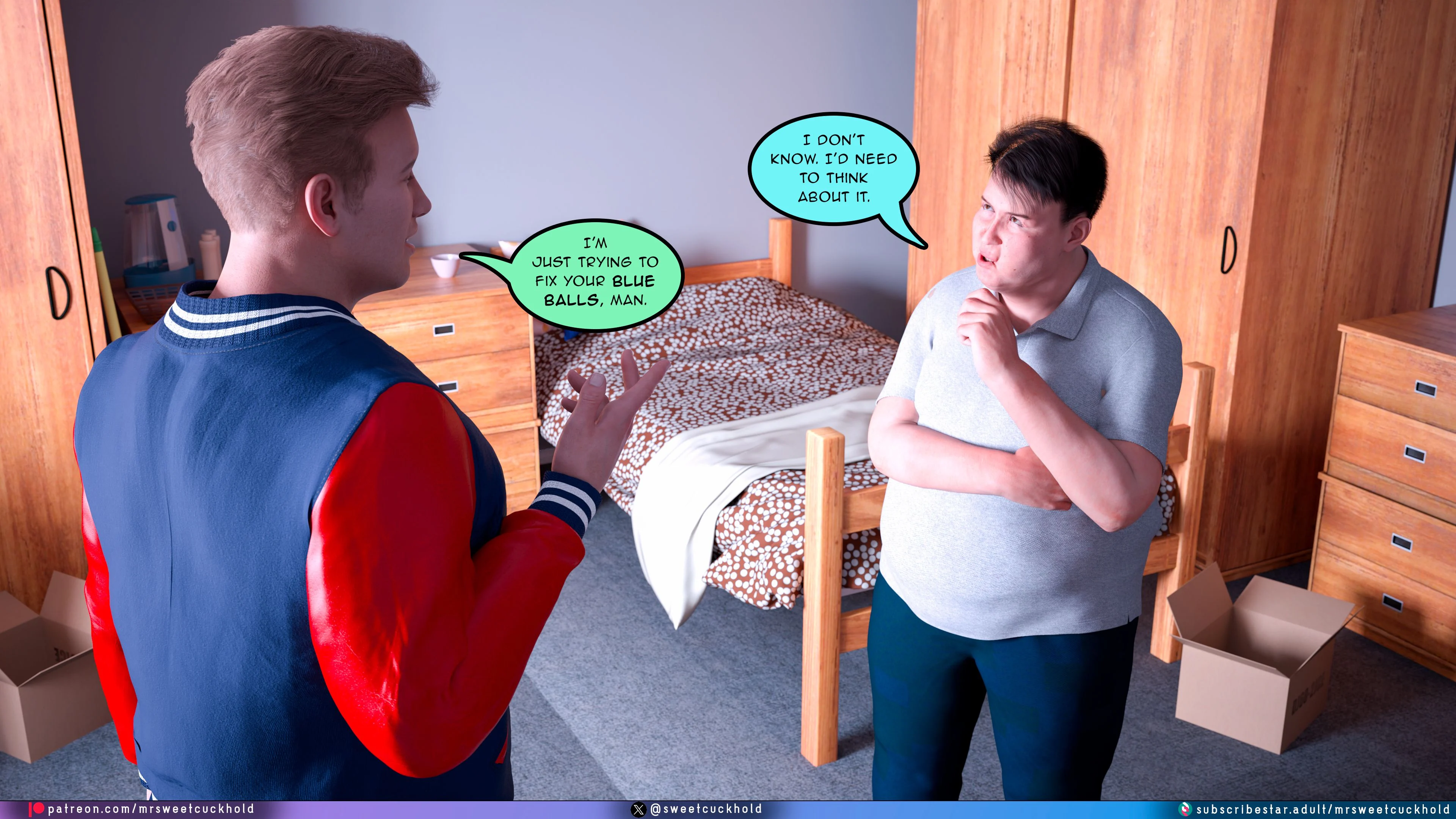 Much bigger than my boyfriend [Mr.SweetCuckhold] 7 . Much bigger than my boyfriend - College Days - Chapter 7 [Mr.SweetCuckhold] – page 58