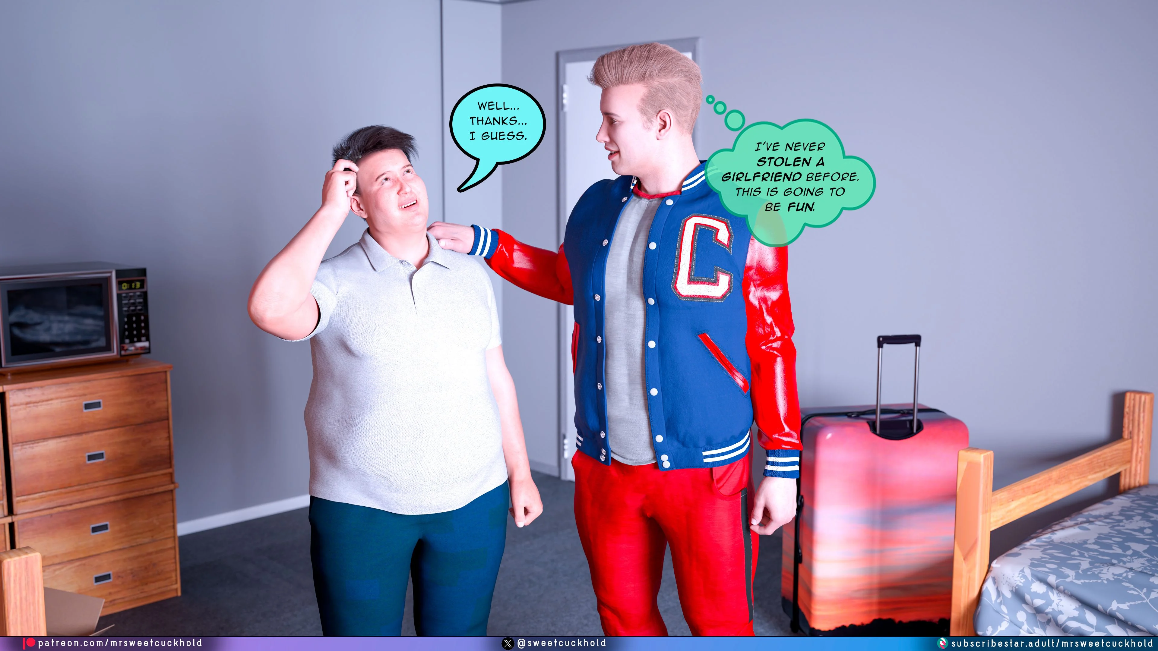Much bigger than my boyfriend [Mr.SweetCuckhold] 7 . Much bigger than my boyfriend - College Days - Chapter 7 [Mr.SweetCuckhold] – page 59