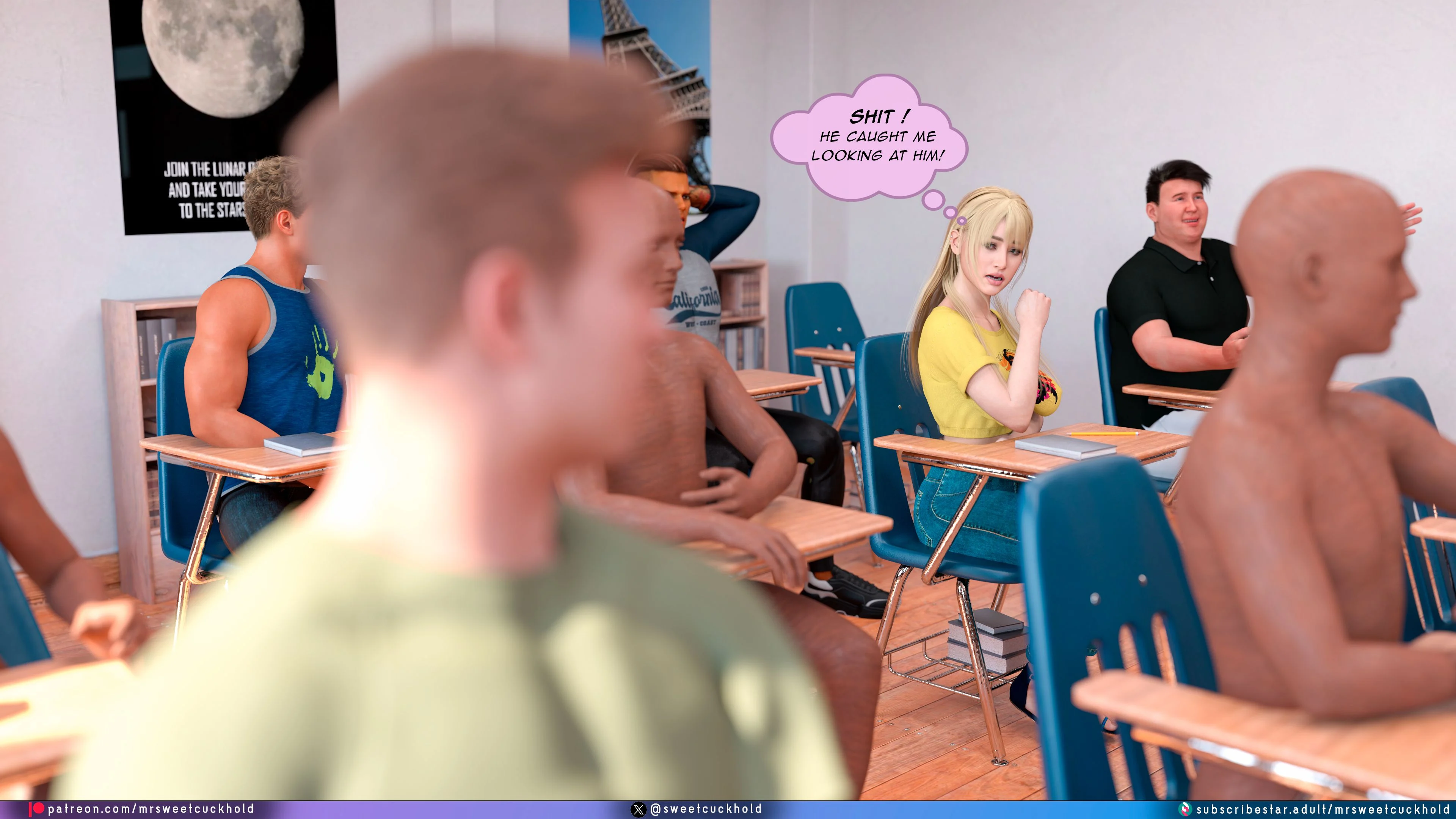 Much bigger than my boyfriend [Mr.SweetCuckhold] 7 . Much bigger than my boyfriend - College Days - Chapter 7 [Mr.SweetCuckhold] – page 92